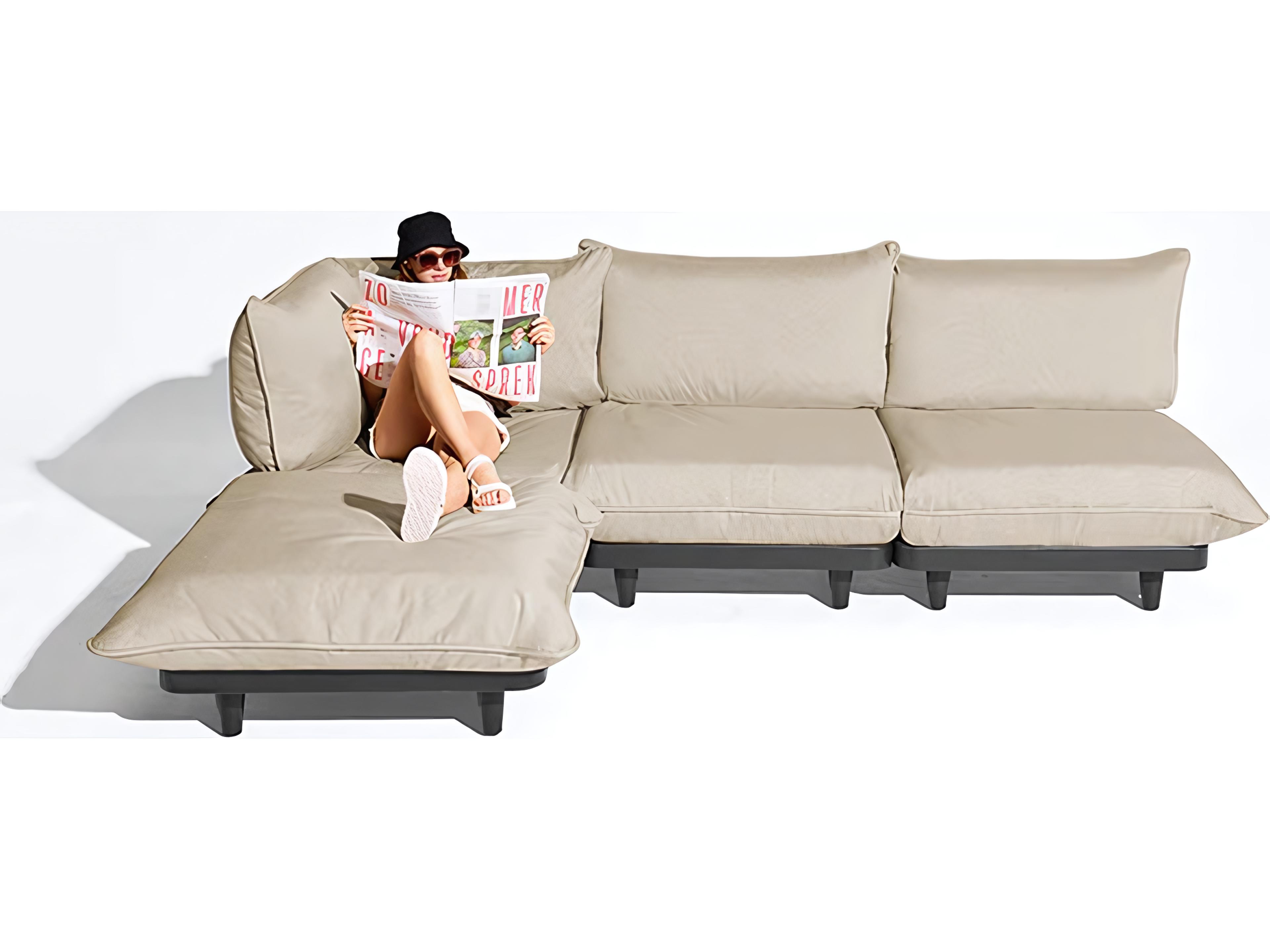 Fatboy Outdoor Paletti Corner Lounge Chair in Brulee