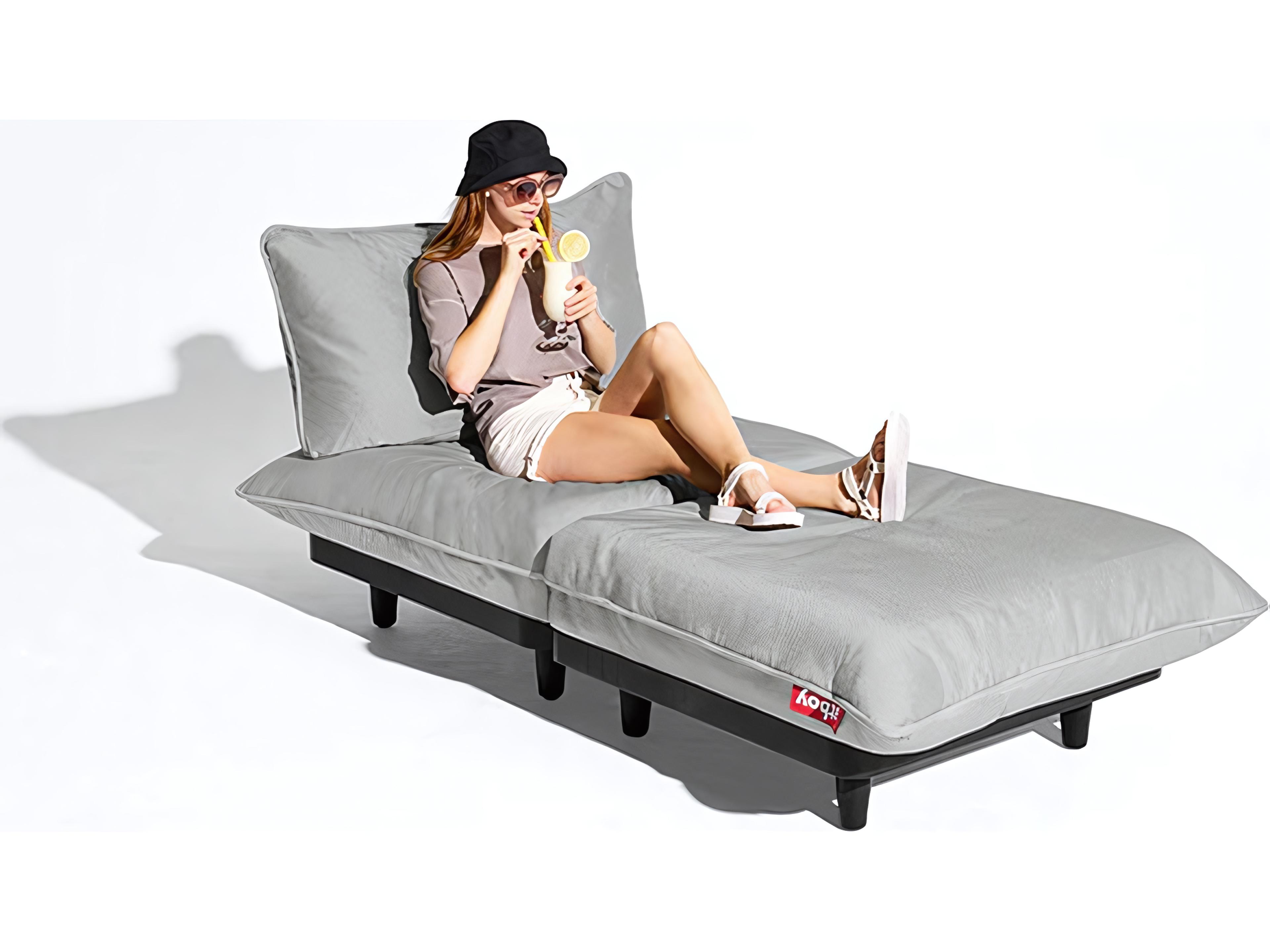 Fatboy Outdoor Paletti Modular Lounge Chair Royal in Wolf Grey