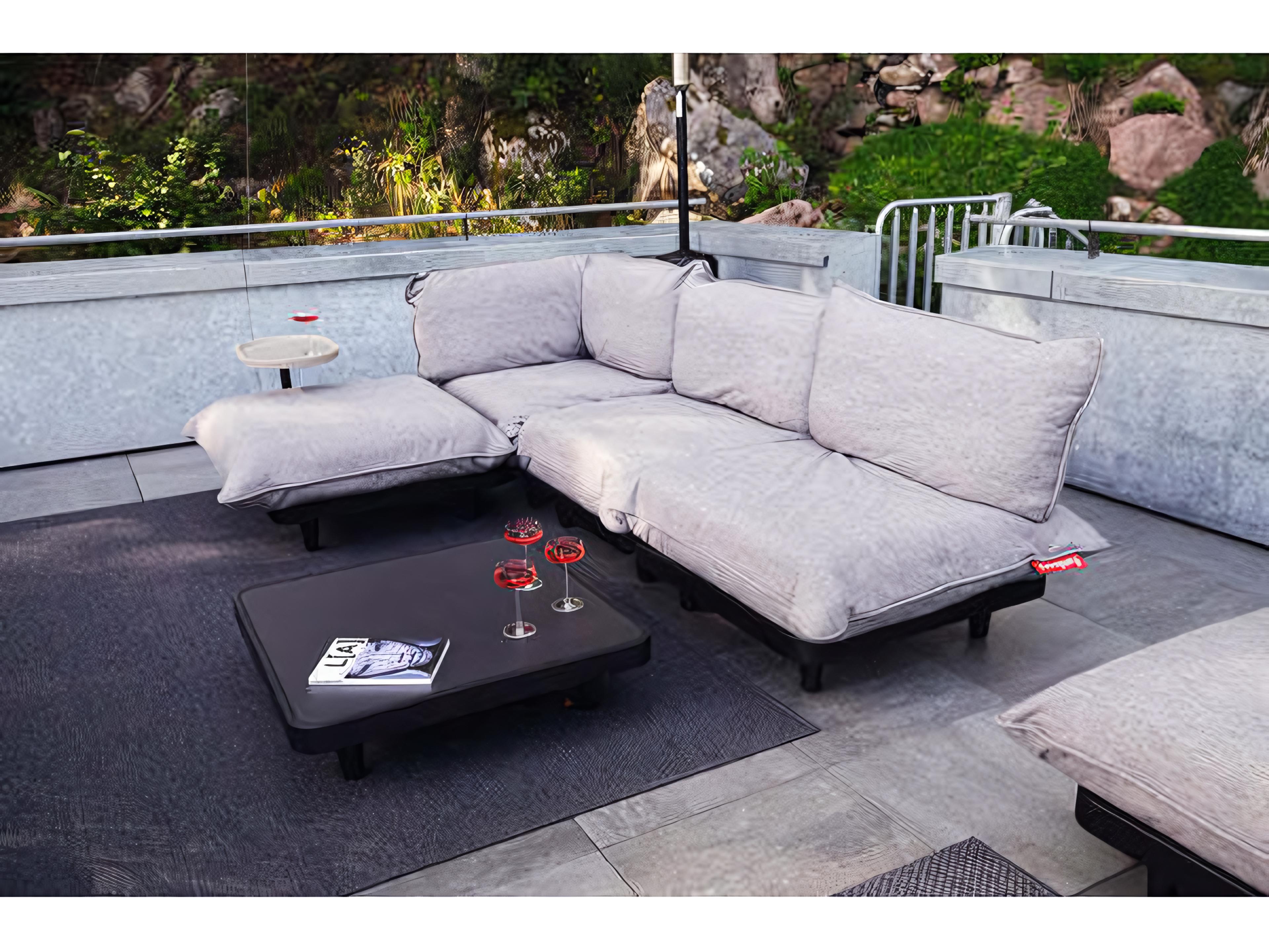 Fatboy Outdoor Large Royal Lounge Set in Wolf Grey