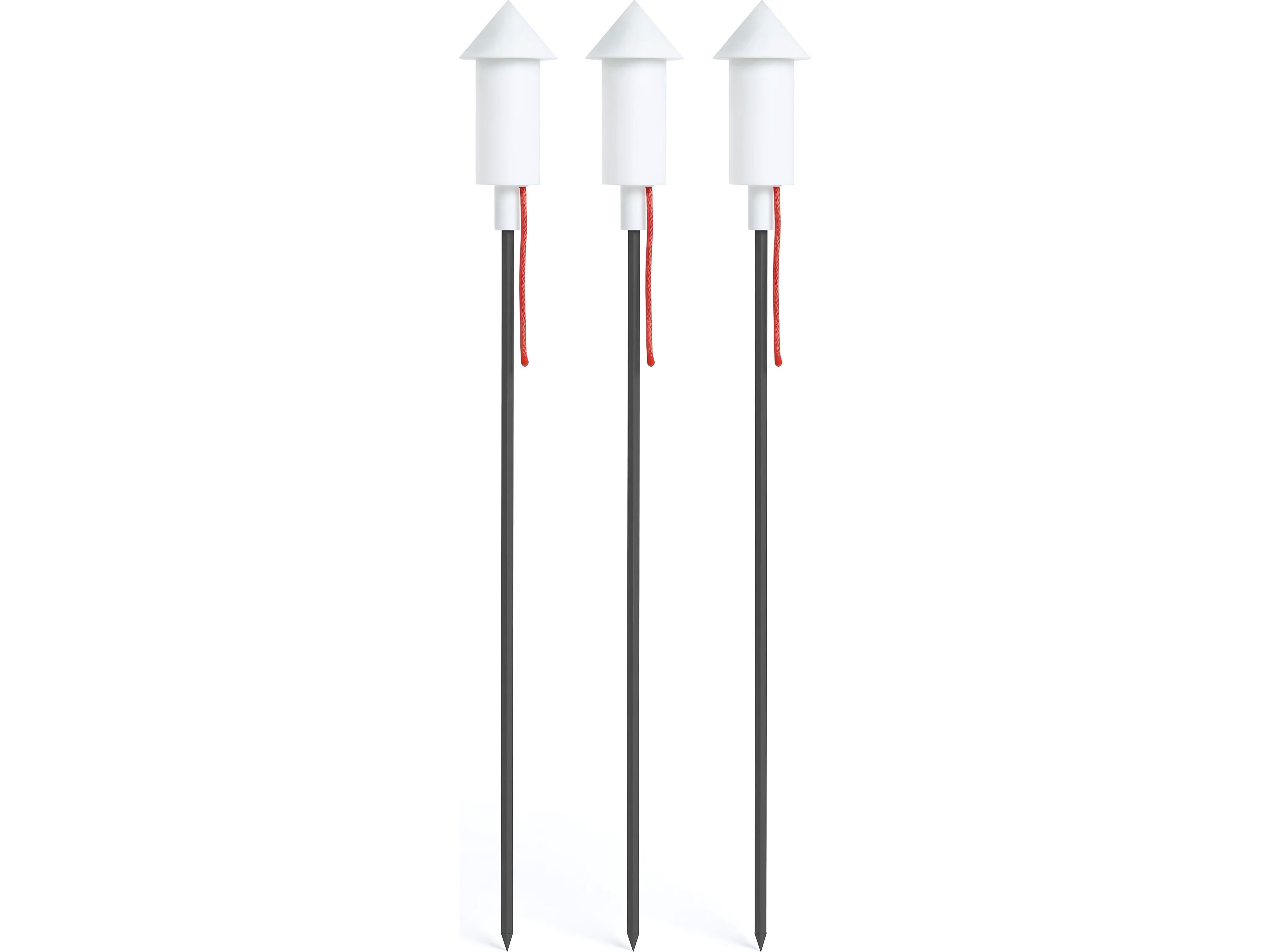 Pret a Racket Wireless Solar Lights (Set of 3) in White