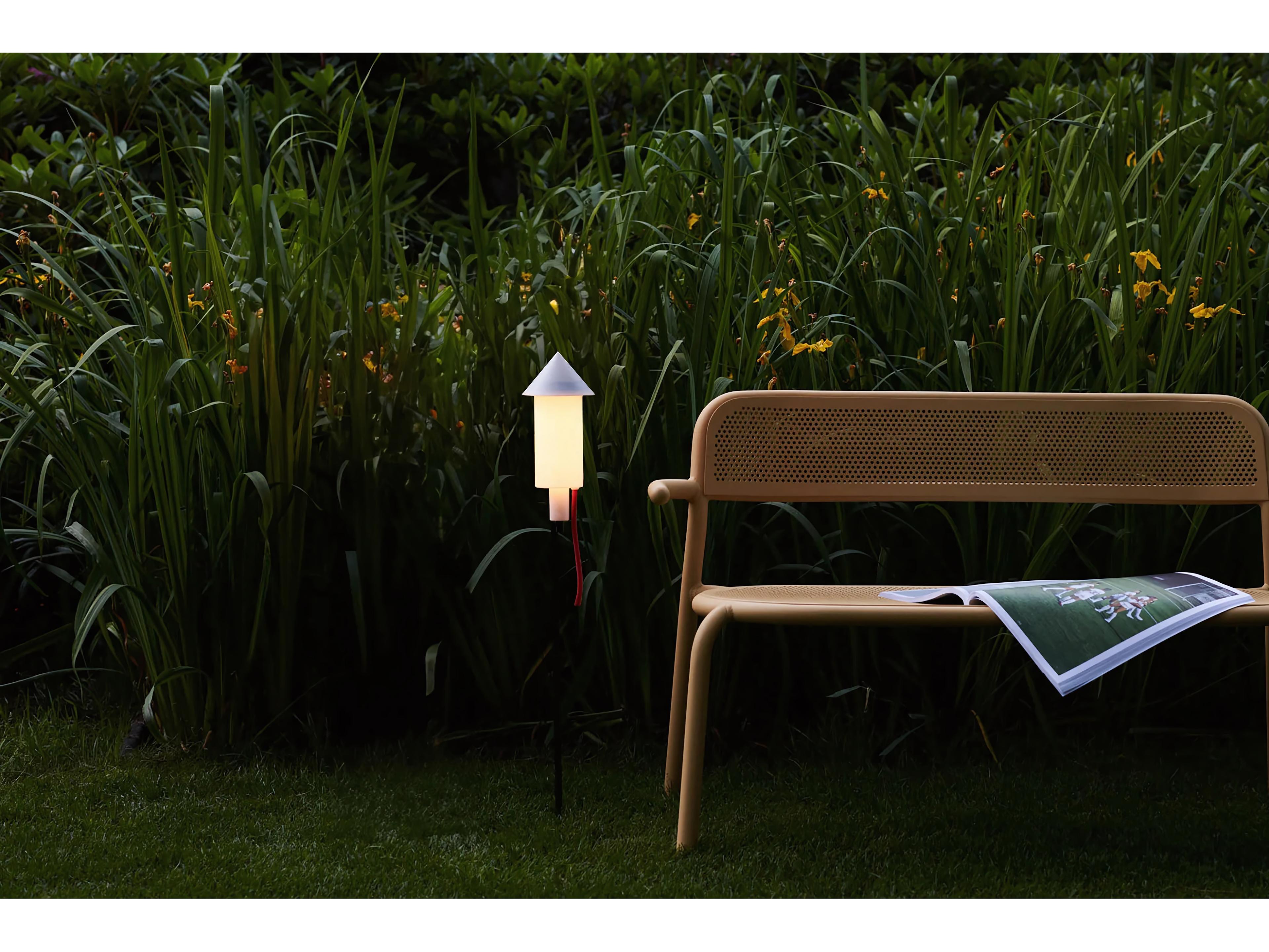 Fatboy Outdoor Racket la Surprise Wireless Solar in White