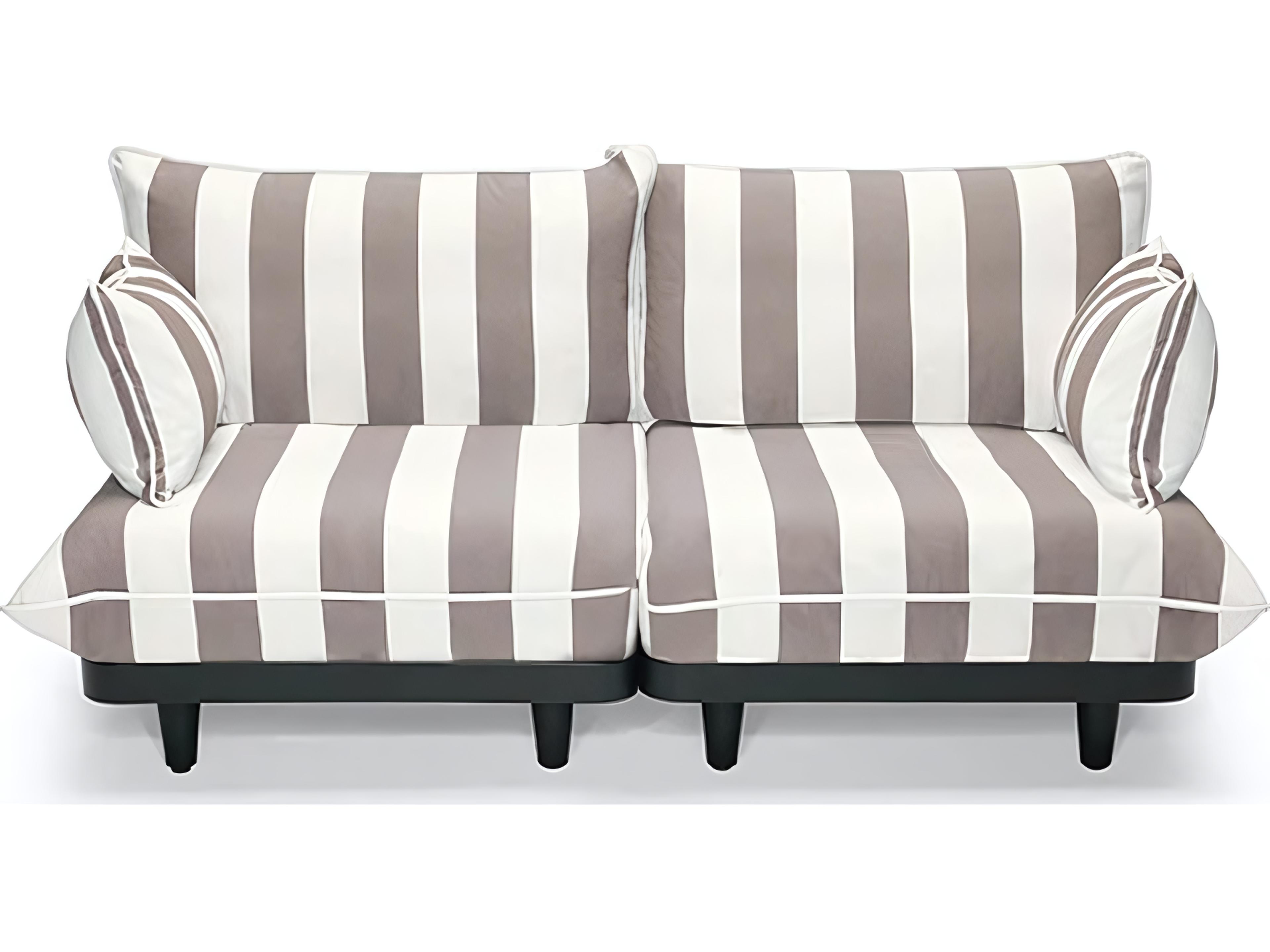 Paletti Lounge Sofa in Stripe Cacao
