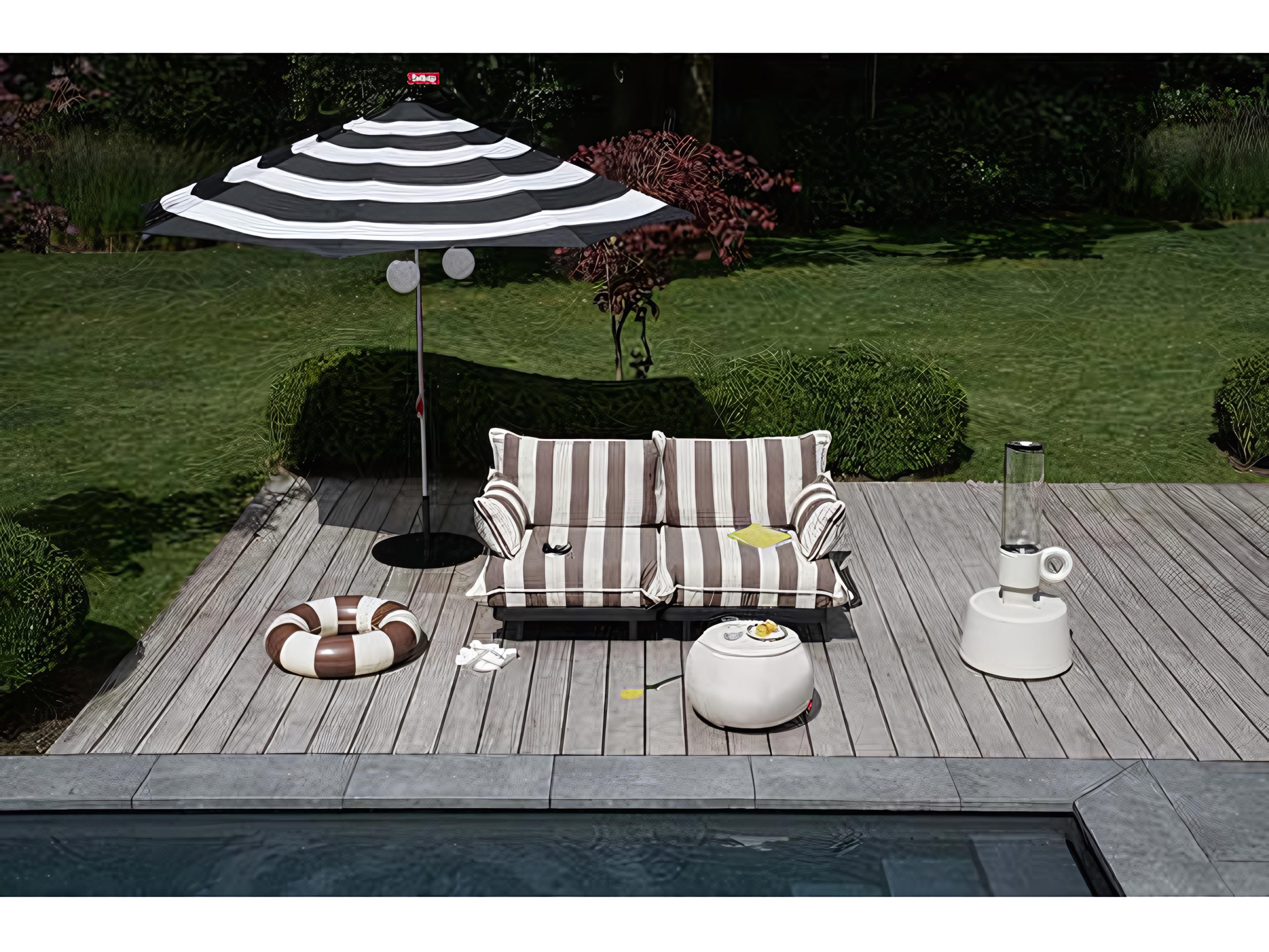 Fatboy Outdoor Paletti Lounge Sofa in Stripe Cacao