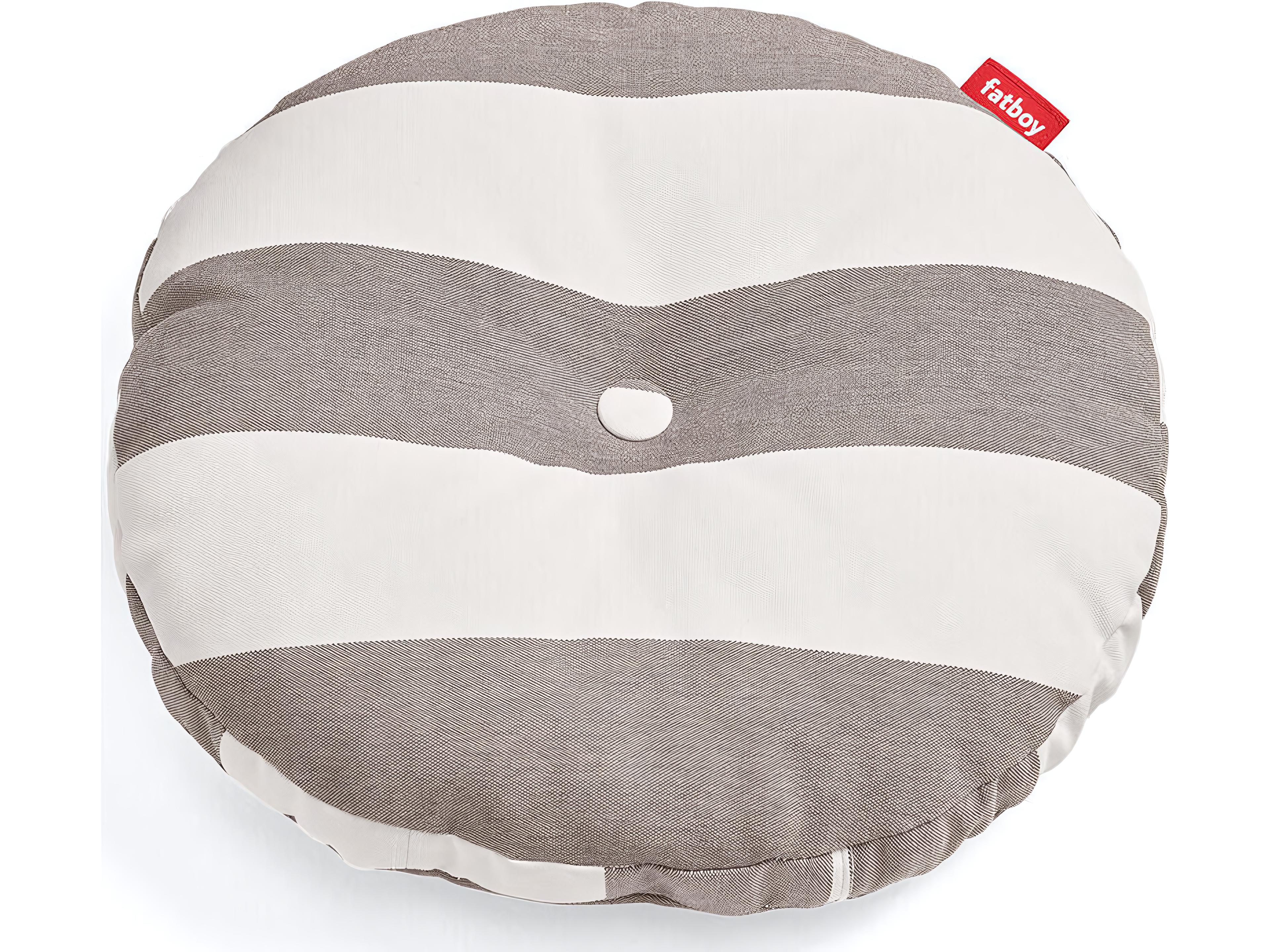 Circle Pillow inStripe Cacao
