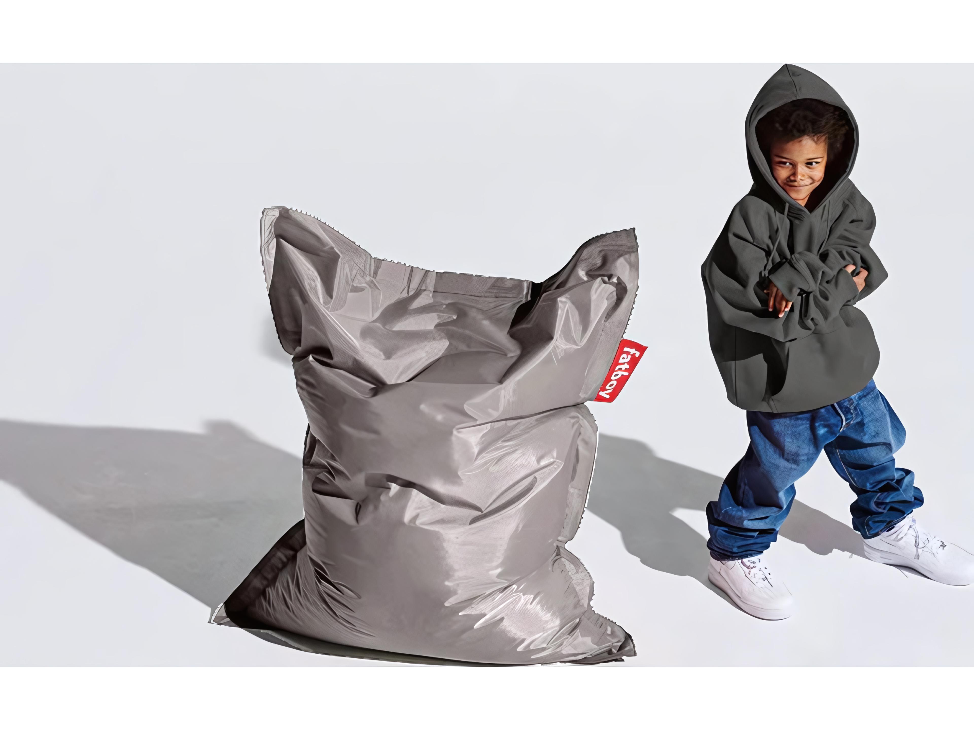 Fatboy Junior Bean Bag Chair in Silver