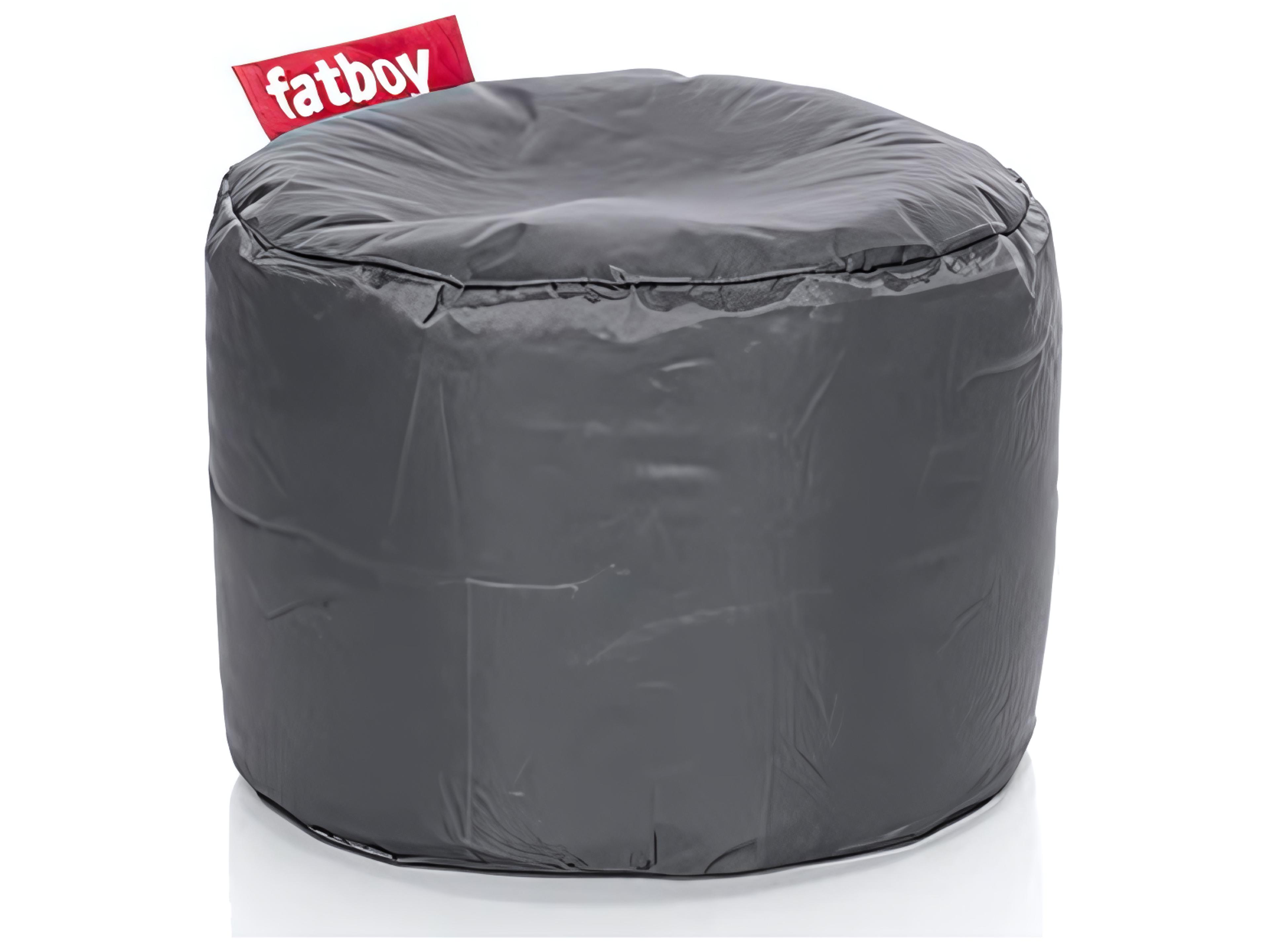 Point Pouf Ottoman in Dark Grey