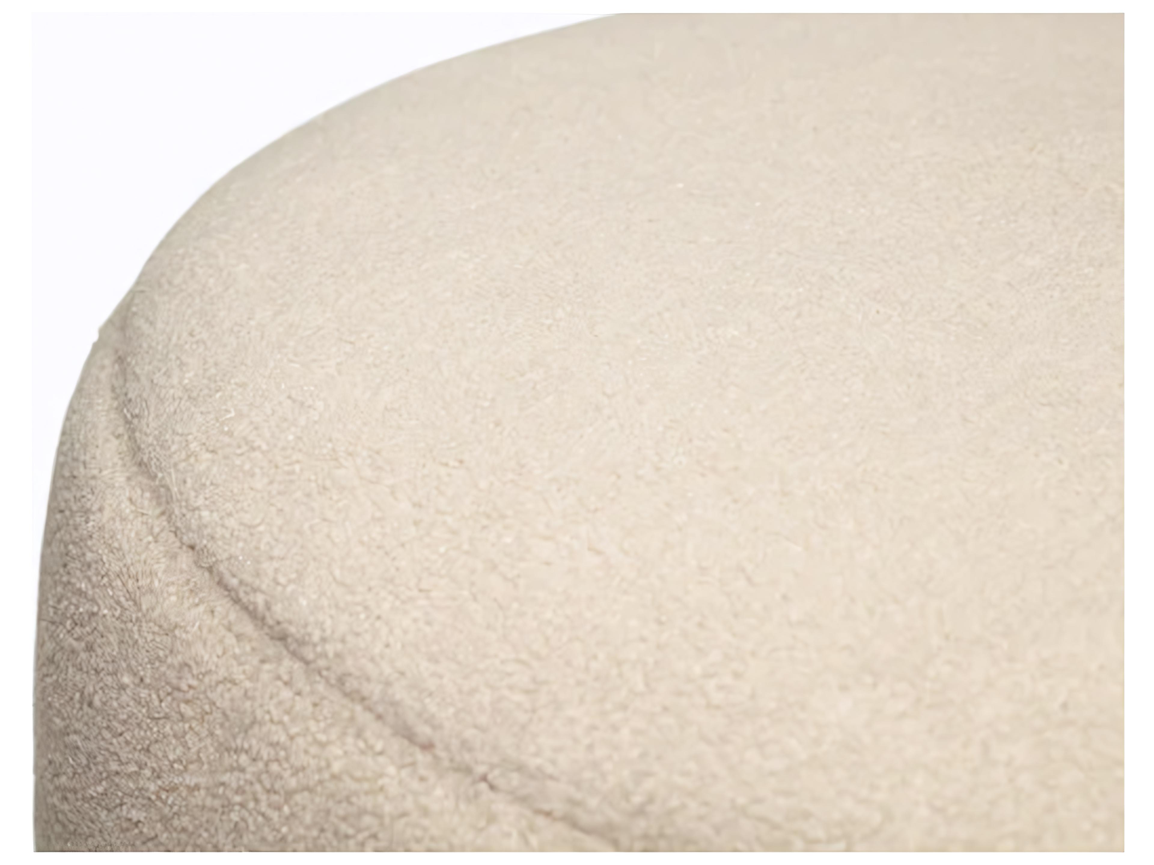 Fatboy Point Large Sherpa Pouf in Ecru