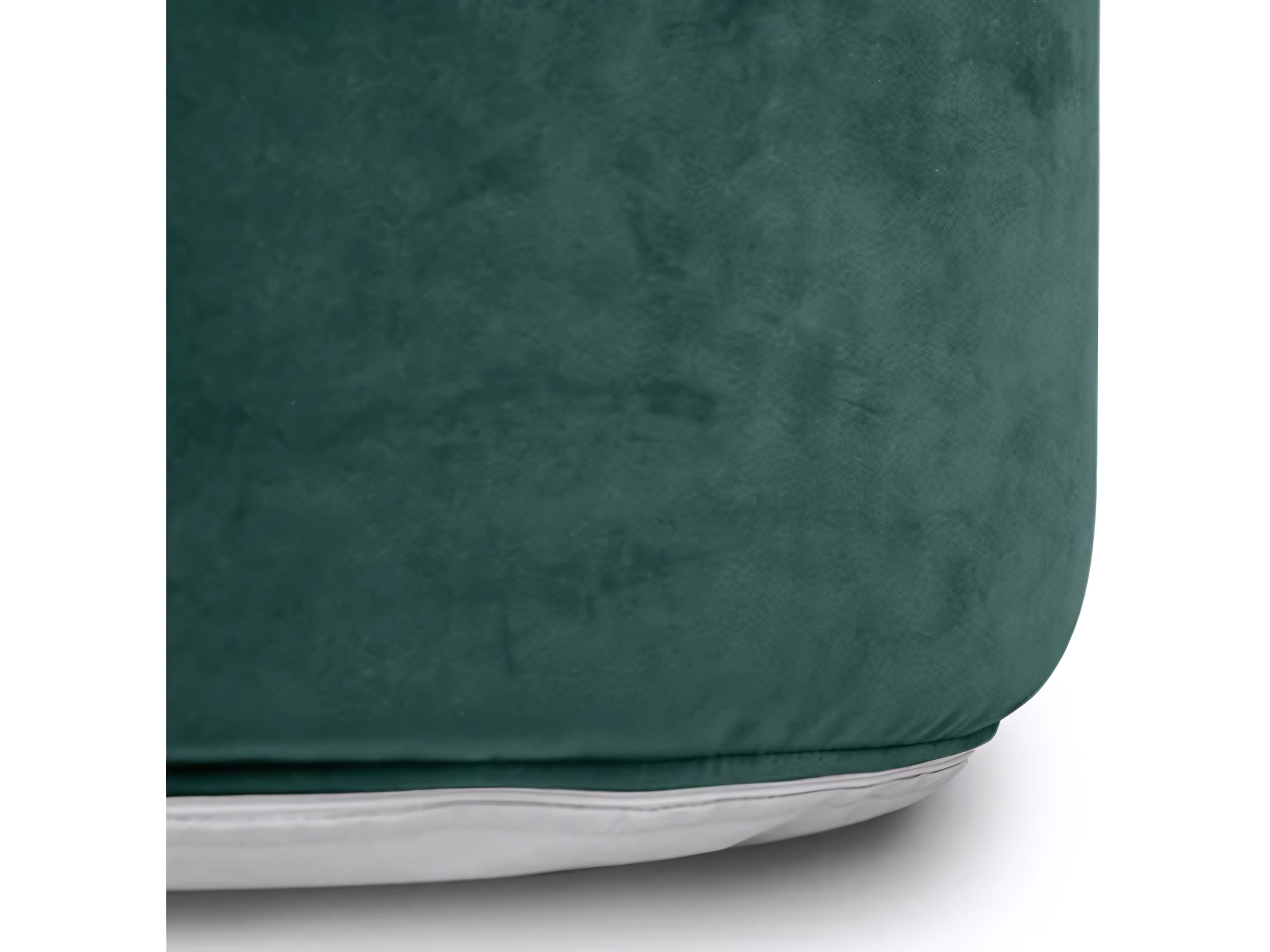 Fatboy Point Recycled Velvet Pouf Ottoman in Petrol