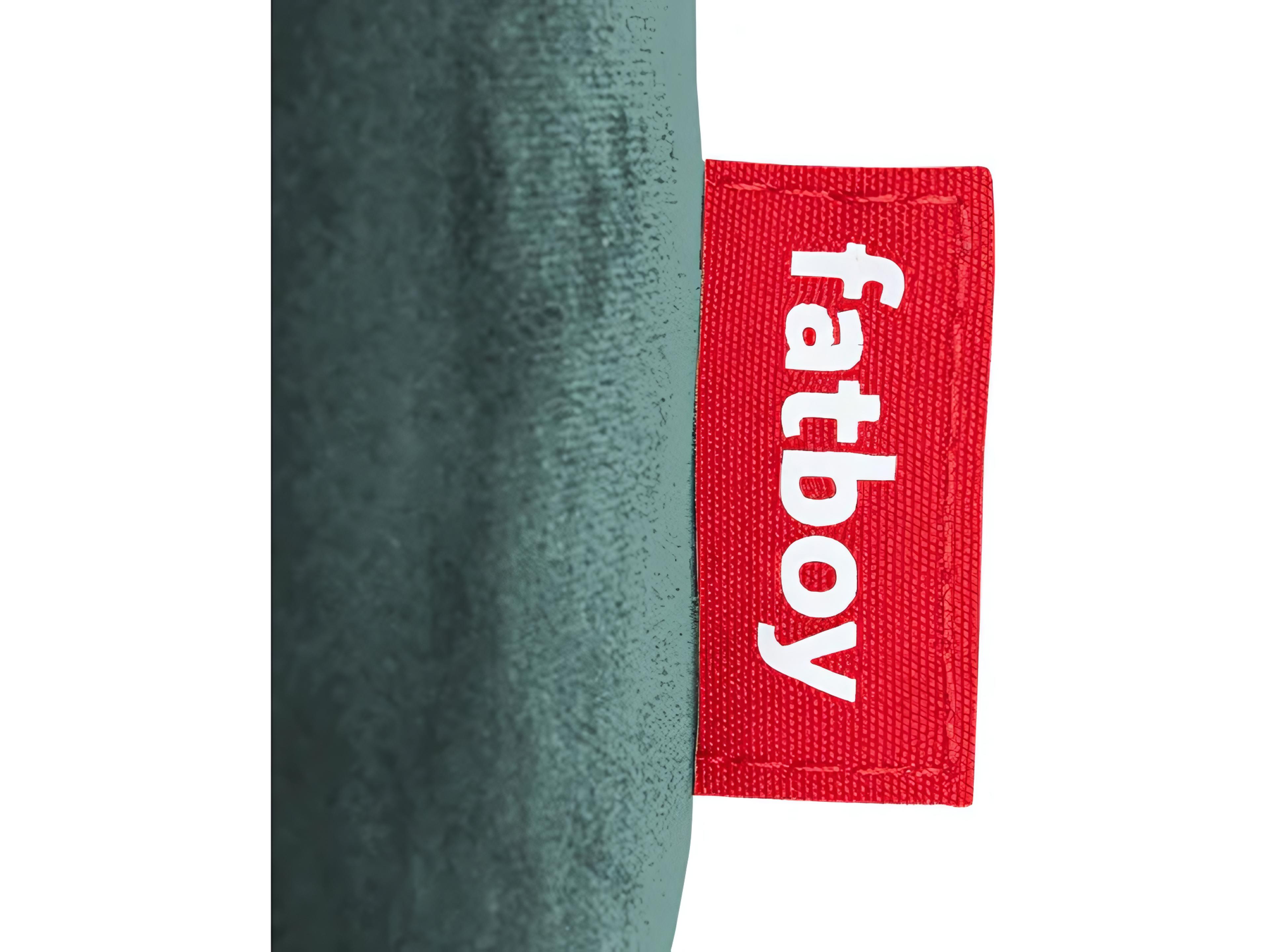 Fatboy Point Recycled Velvet Pouf Ottoman in Petrol