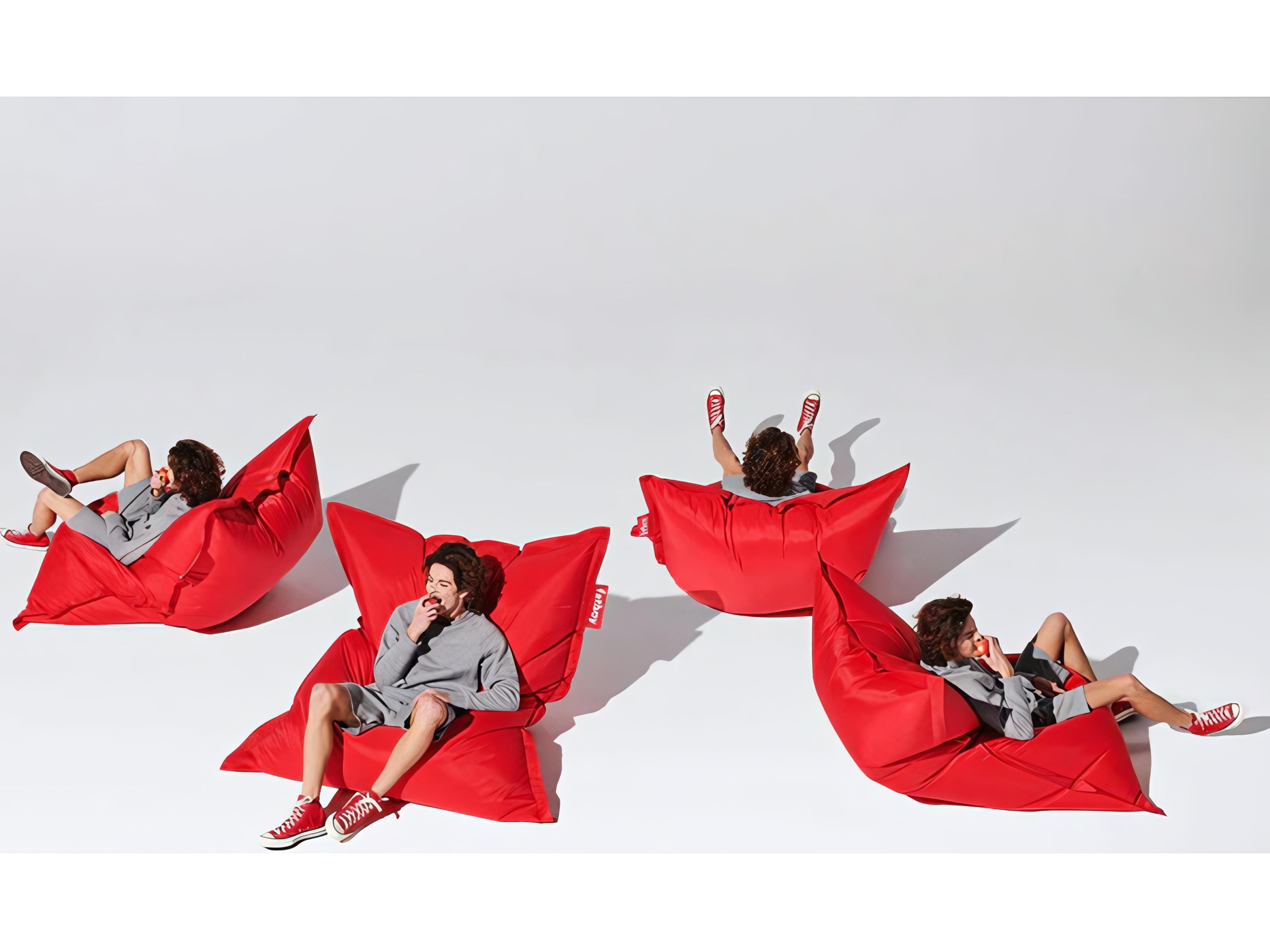 Fatboy Original Slim Bean Bag Chair in Red
