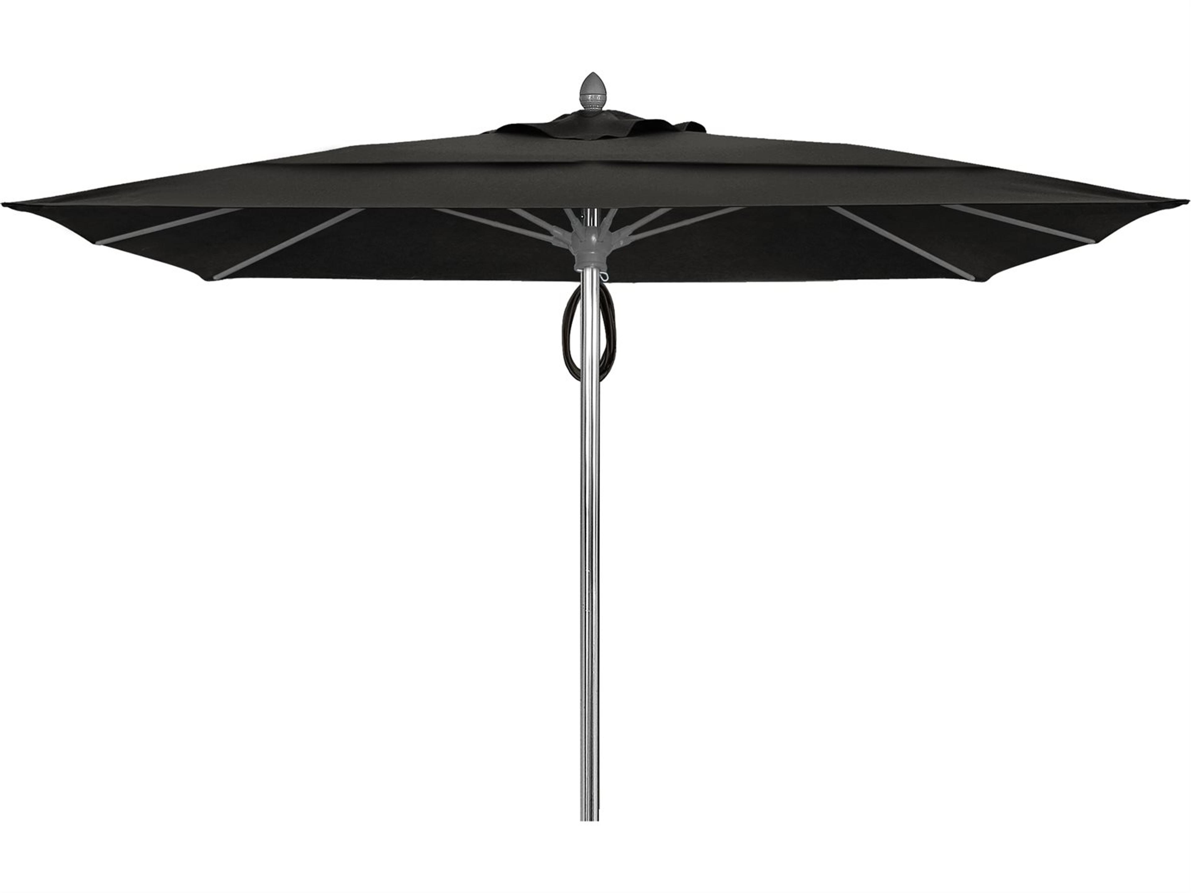 Fiberbuilt Umbrellas Prestige Riva 10 Foot Pulley Lift Patio Umbrella