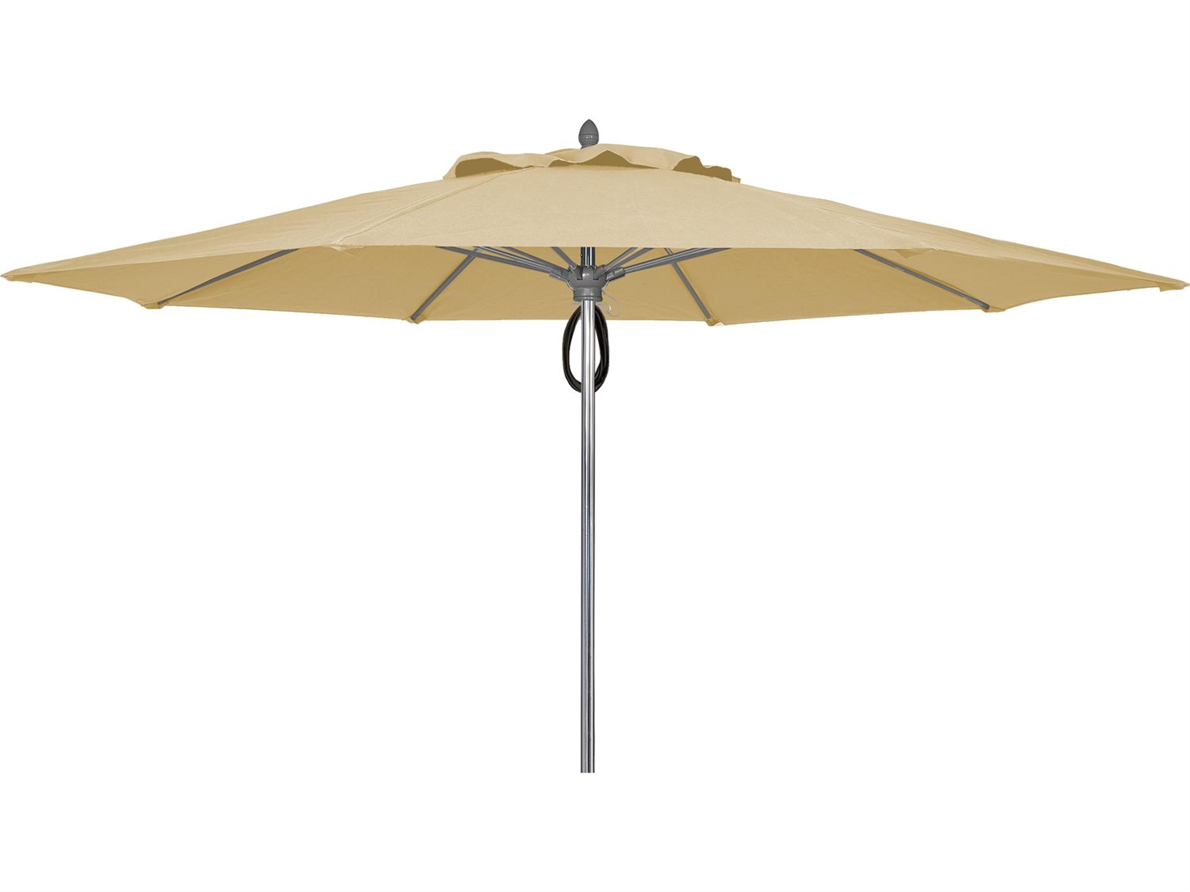 Prestige Riva 11 Foot Pulley Lift Patio Umbrella