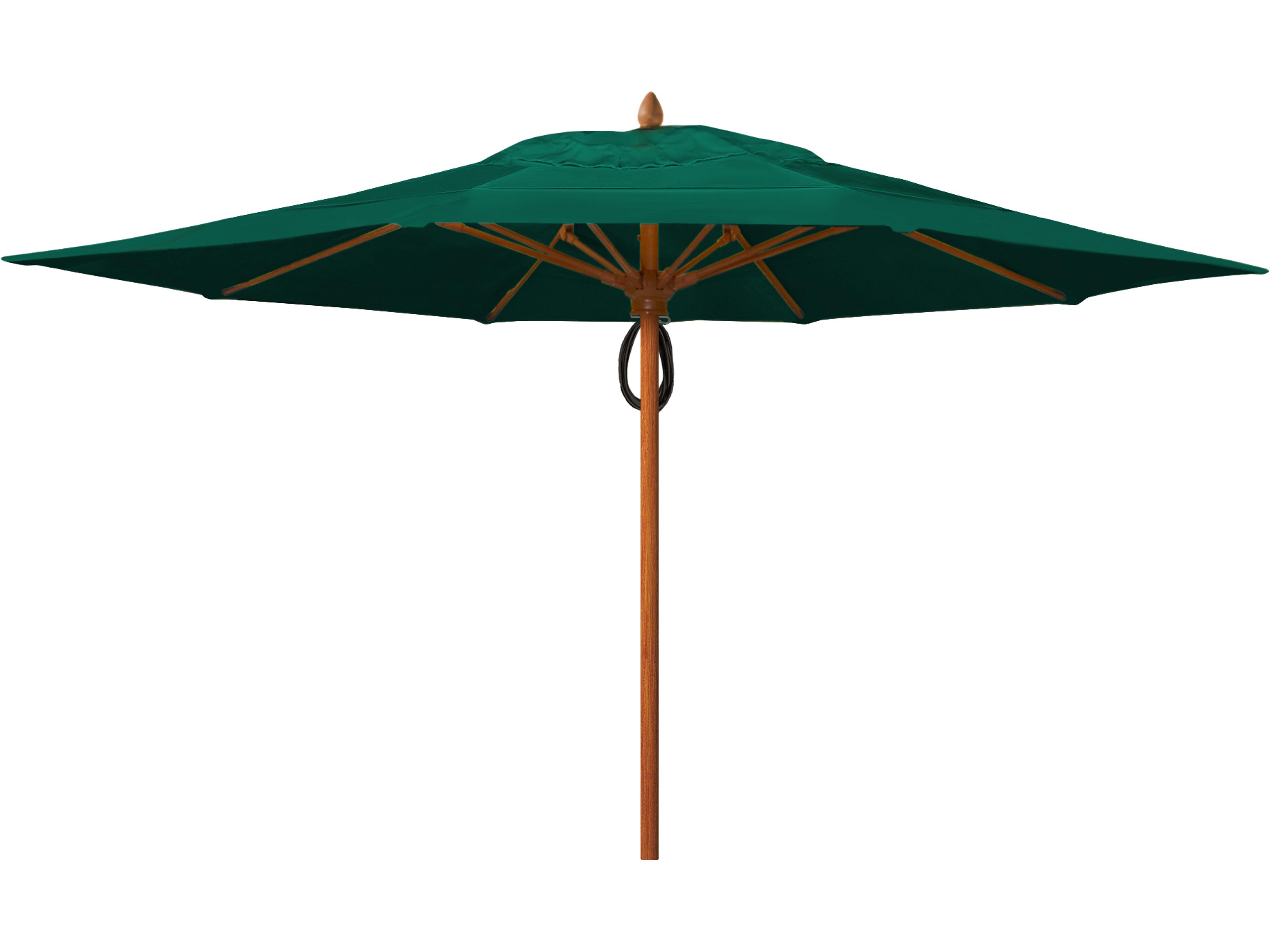 Fiberbuilt Patio Umbrellas Prestige - Diamante Fiberglass 13 Foot Octagon Pulley & Pin Patio Umbrella