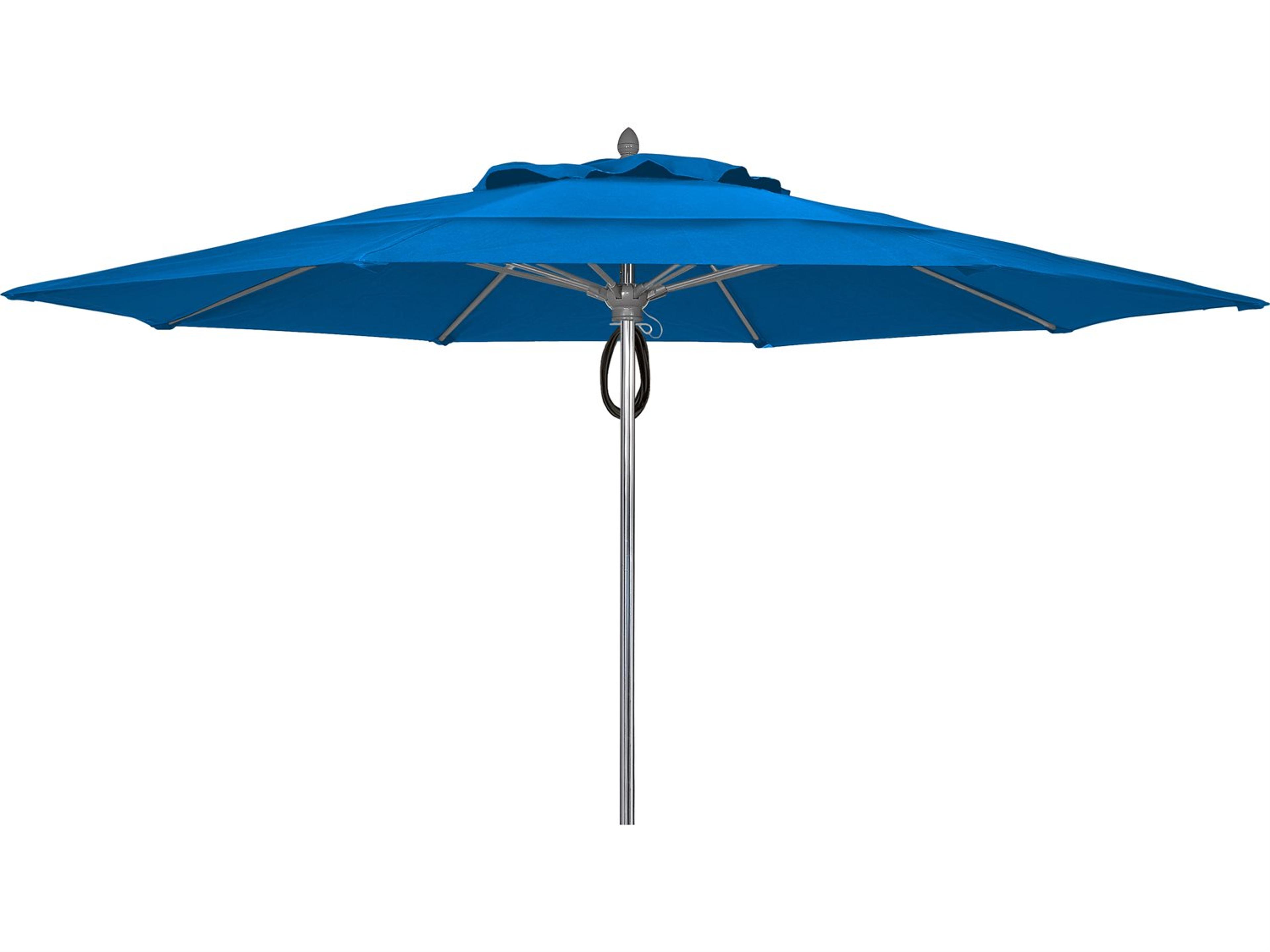 Fiberbuilt Outdoor Umbrellas Prestige Oceana 13 Foot Octagon Pulley & Pin Outdoor Umbrella