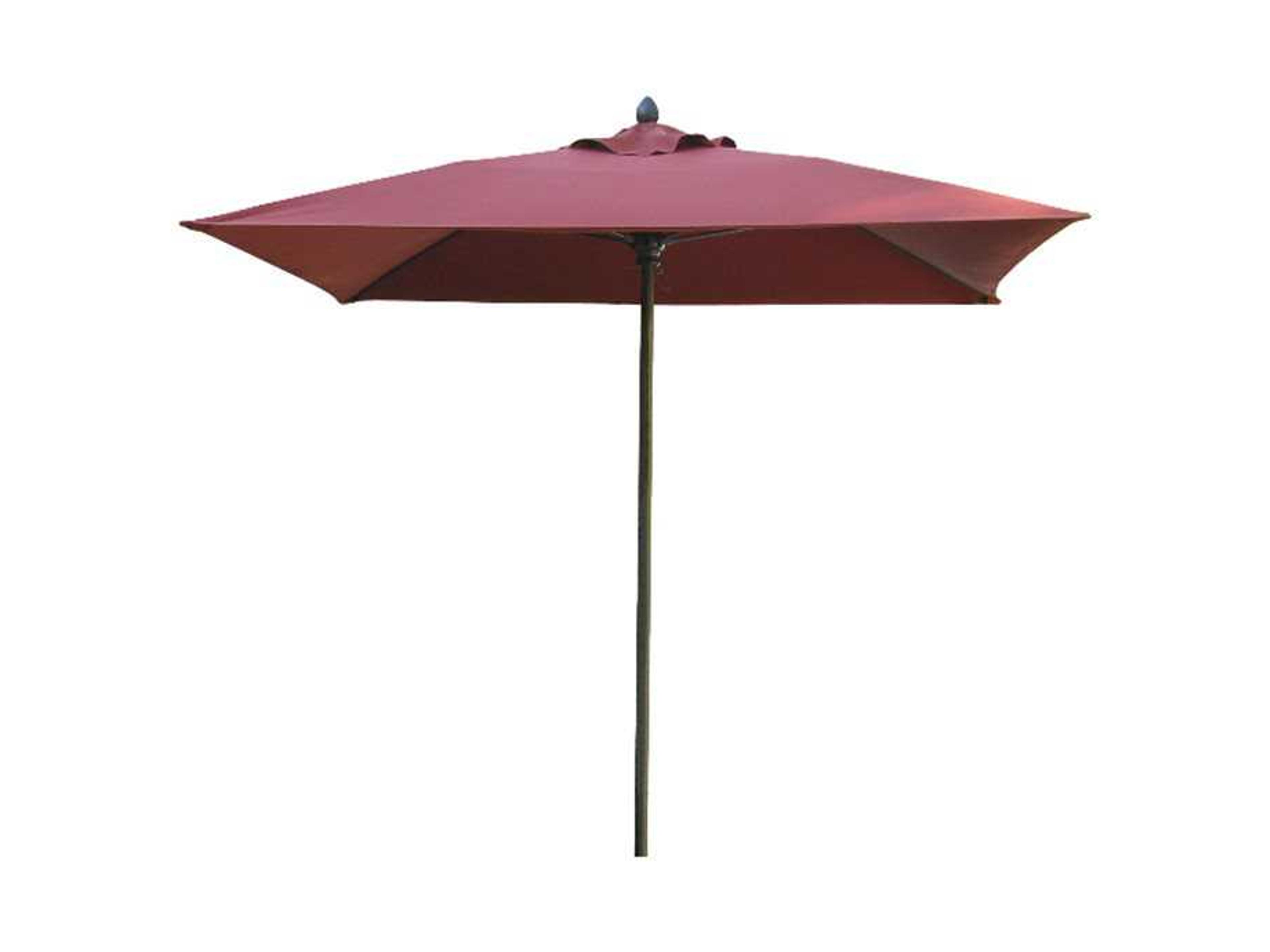 Fiberbuilt Lucaya 6 Foot Square Aluminum Outdoor Patio Umbrella