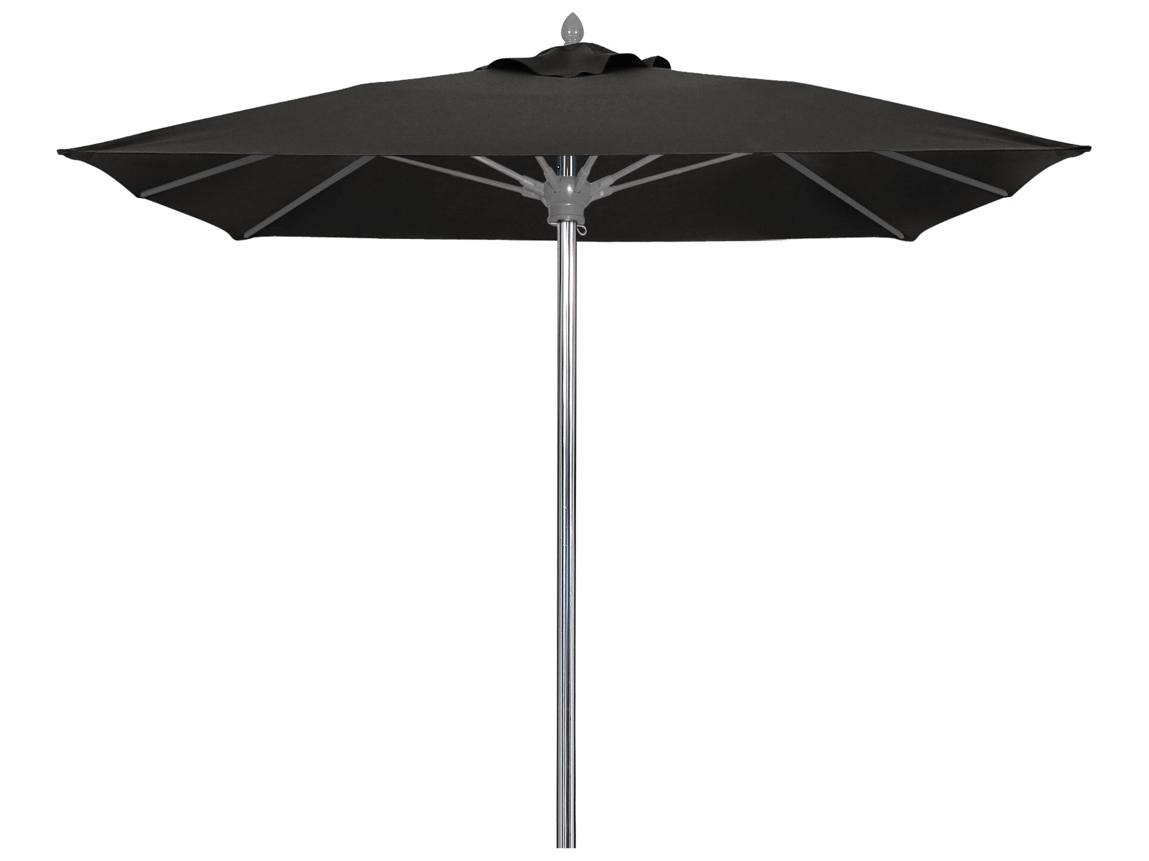 Fiberbuilt Outdoor Umbrellas Prestige - Oceana Fiberglass 6 Foot Square Pulley & Pin Outdoor Umbrella