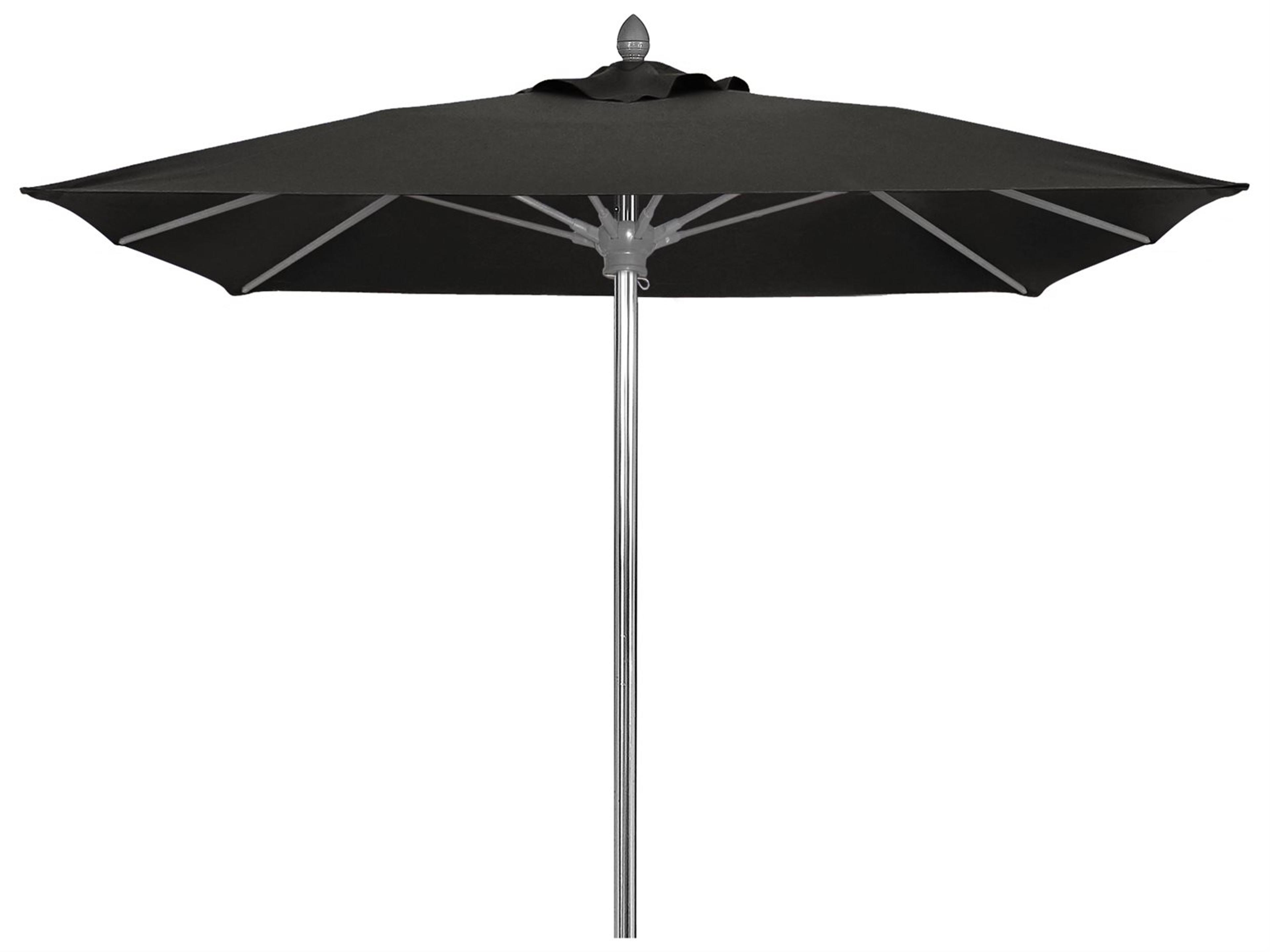Fiberbuilt Outdoor Umbrellas Prestige Riva 6 Foot Push Up Lift Outdoor Umbrella
