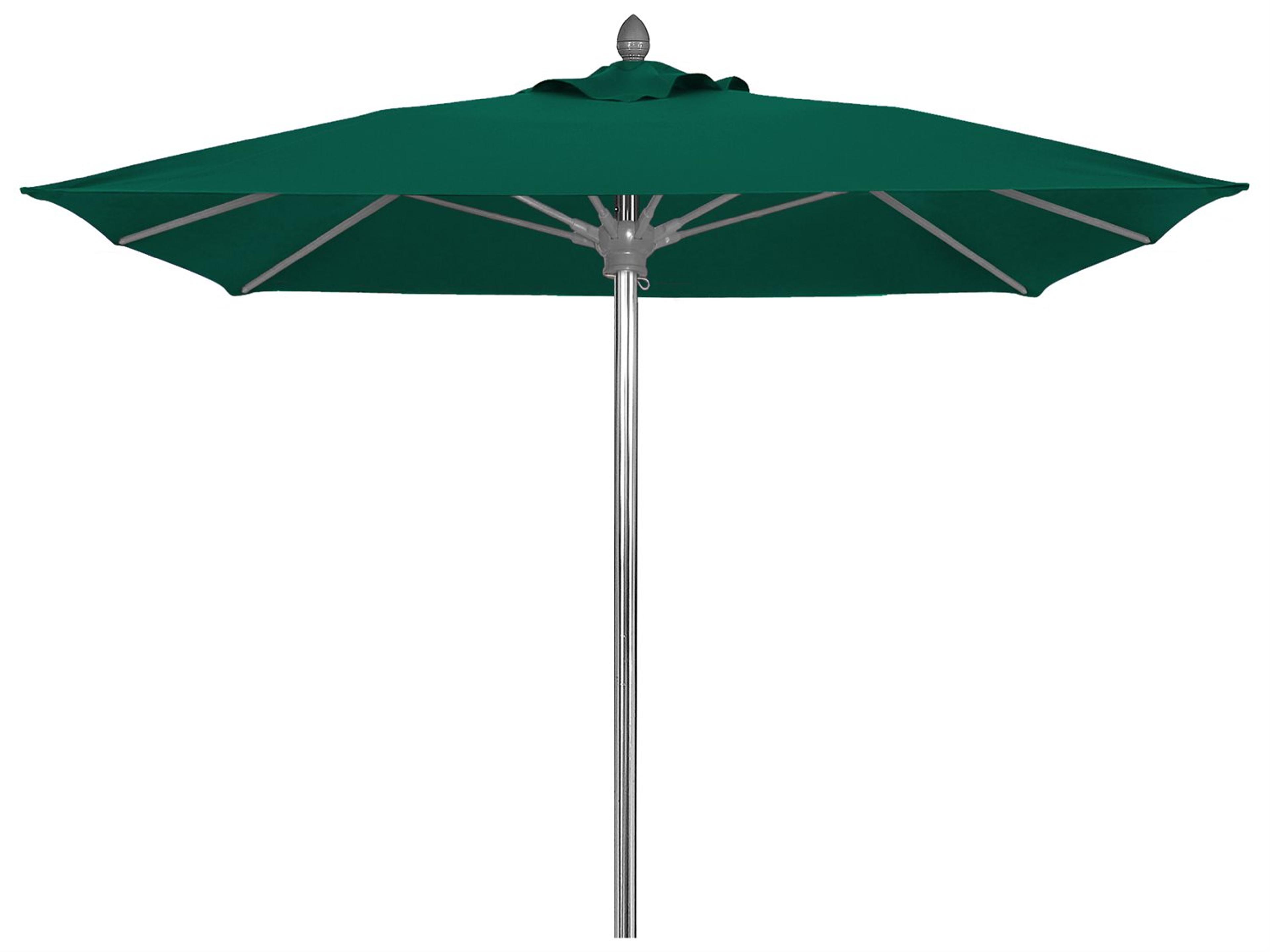 Fiberbuilt Outdoor Umbrellas Prestige Riva 6 Foot Push Up Lift Outdoor Umbrella