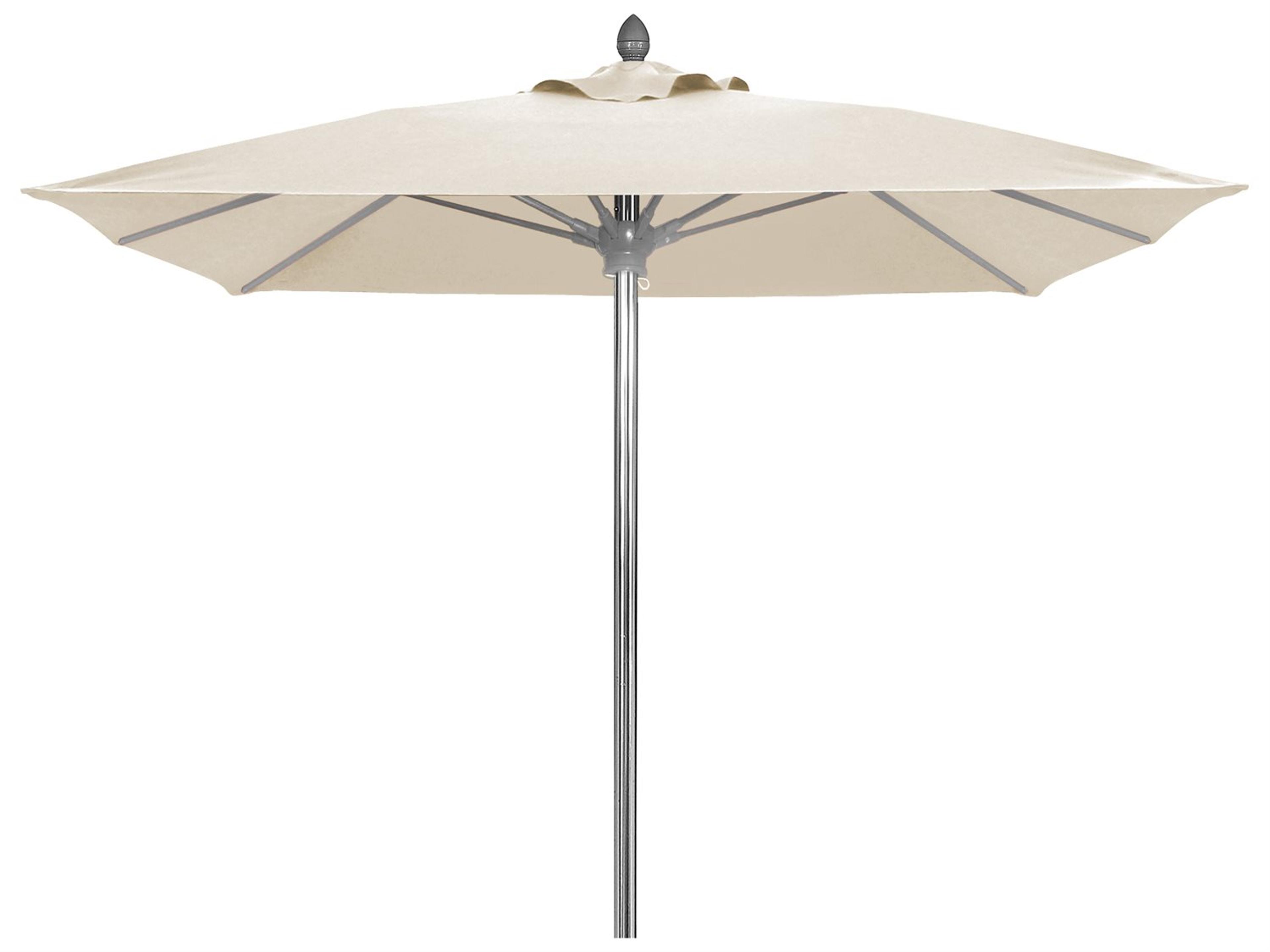 Fiberbuilt Outdoor Umbrellas Prestige Riva 6 Foot Push Up Lift Outdoor Umbrella