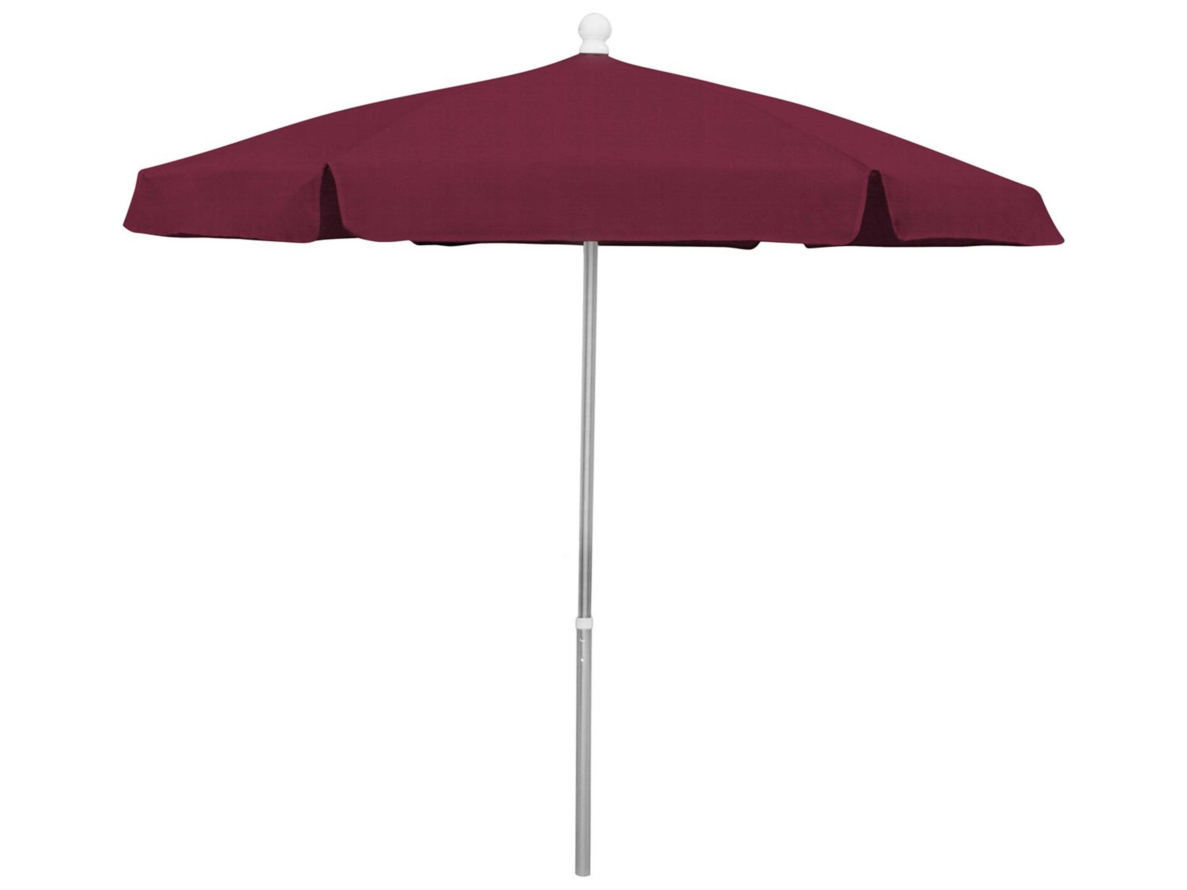 Fiberbuilt Outdoor Patio Umbrellas Beach 7.5 Foot Push Up Lift Outdoor Patio Umbrella
