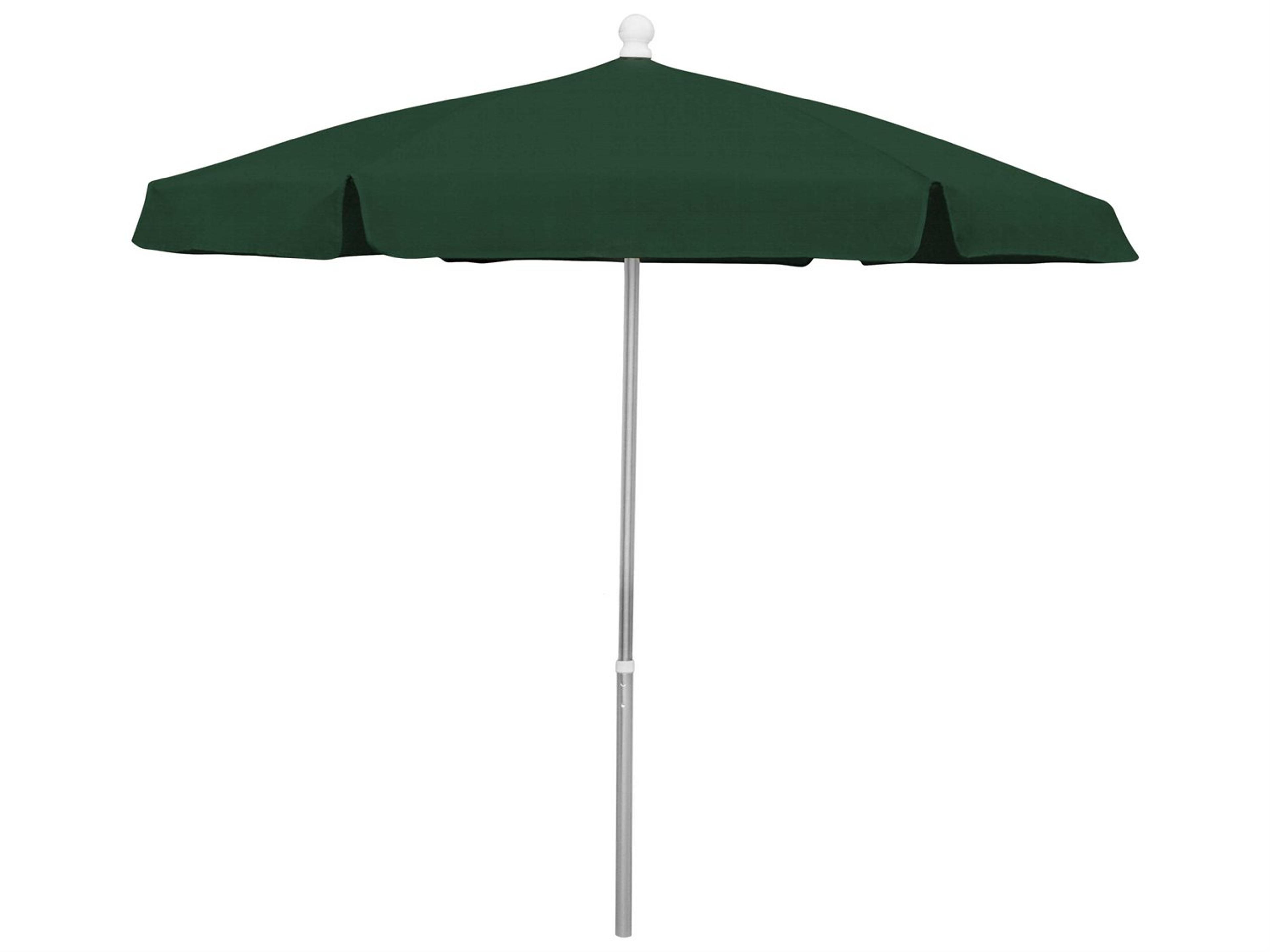 Fiberbuilt Outdoor Patio Umbrellas Beach 7.5 Foot Push Up Lift Outdoor Patio Umbrella