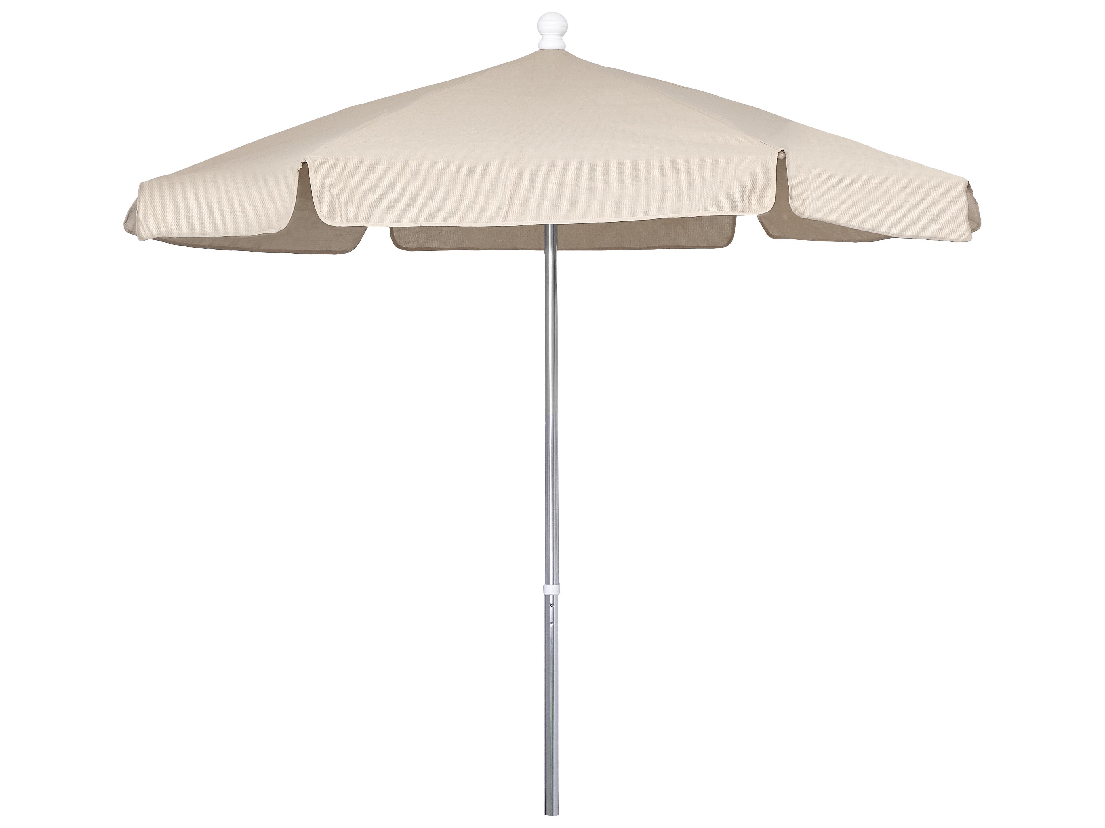 Fiberbuilt Patio Umbrellas Quick Ship Beach 7.5 Foot Push Up Lift Patio Umbrella