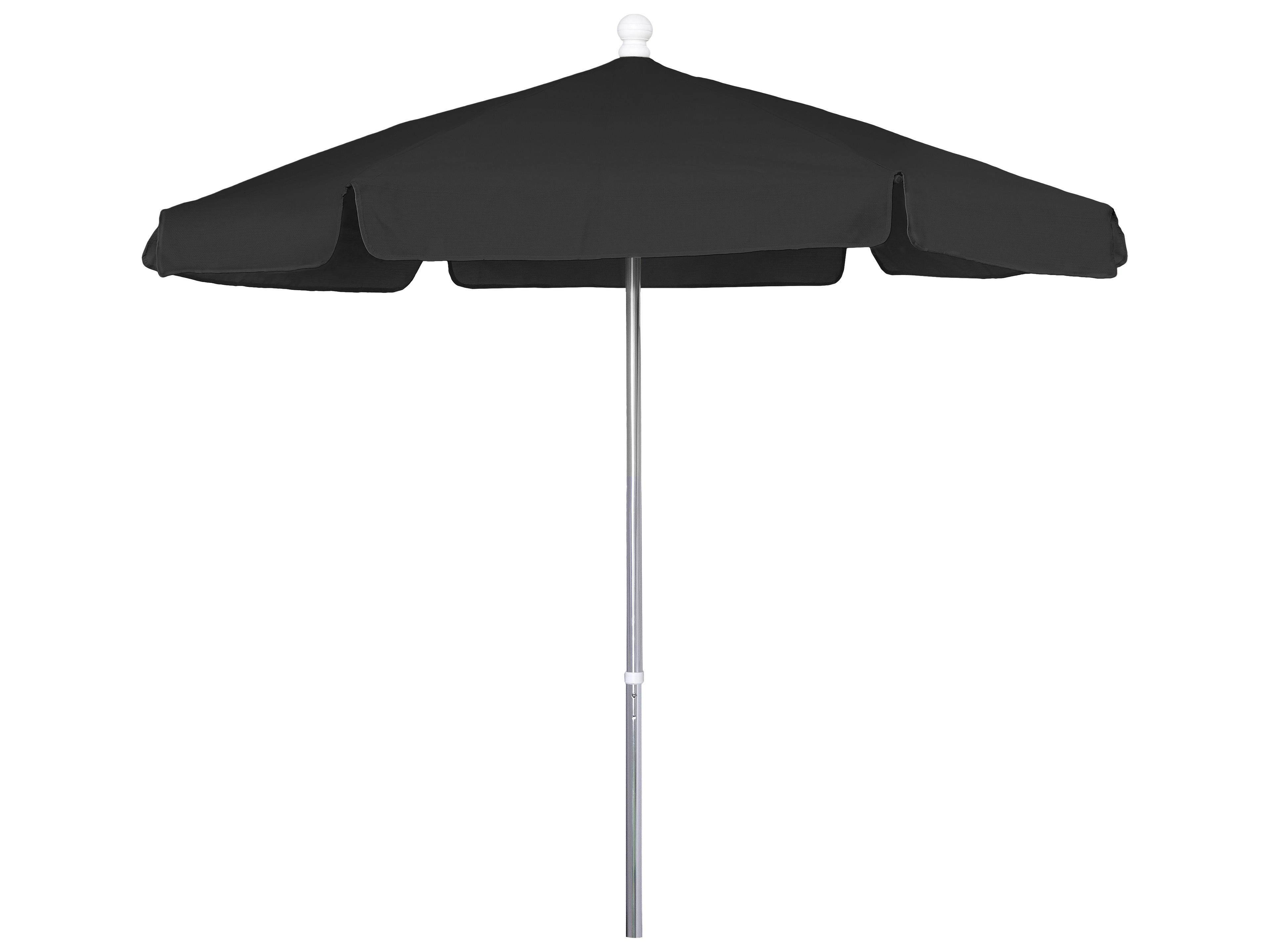 Fiberbuilt Patio Umbrellas Quick Ship Beach 7.5 Foot Push Up Lift Patio Umbrella
