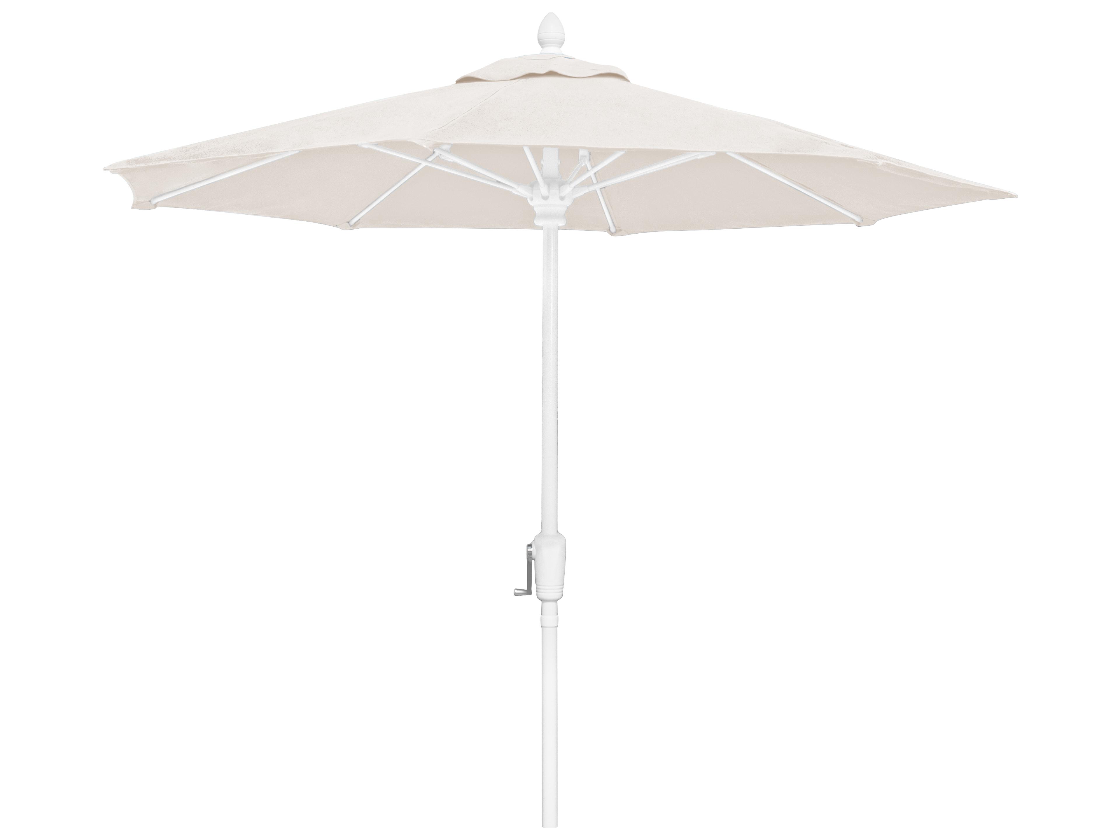 Fiberbuilt Patio Umbrellas Quick Ship Market Crank 7.5 Foot Octagon Aluminum Patio Umbrella