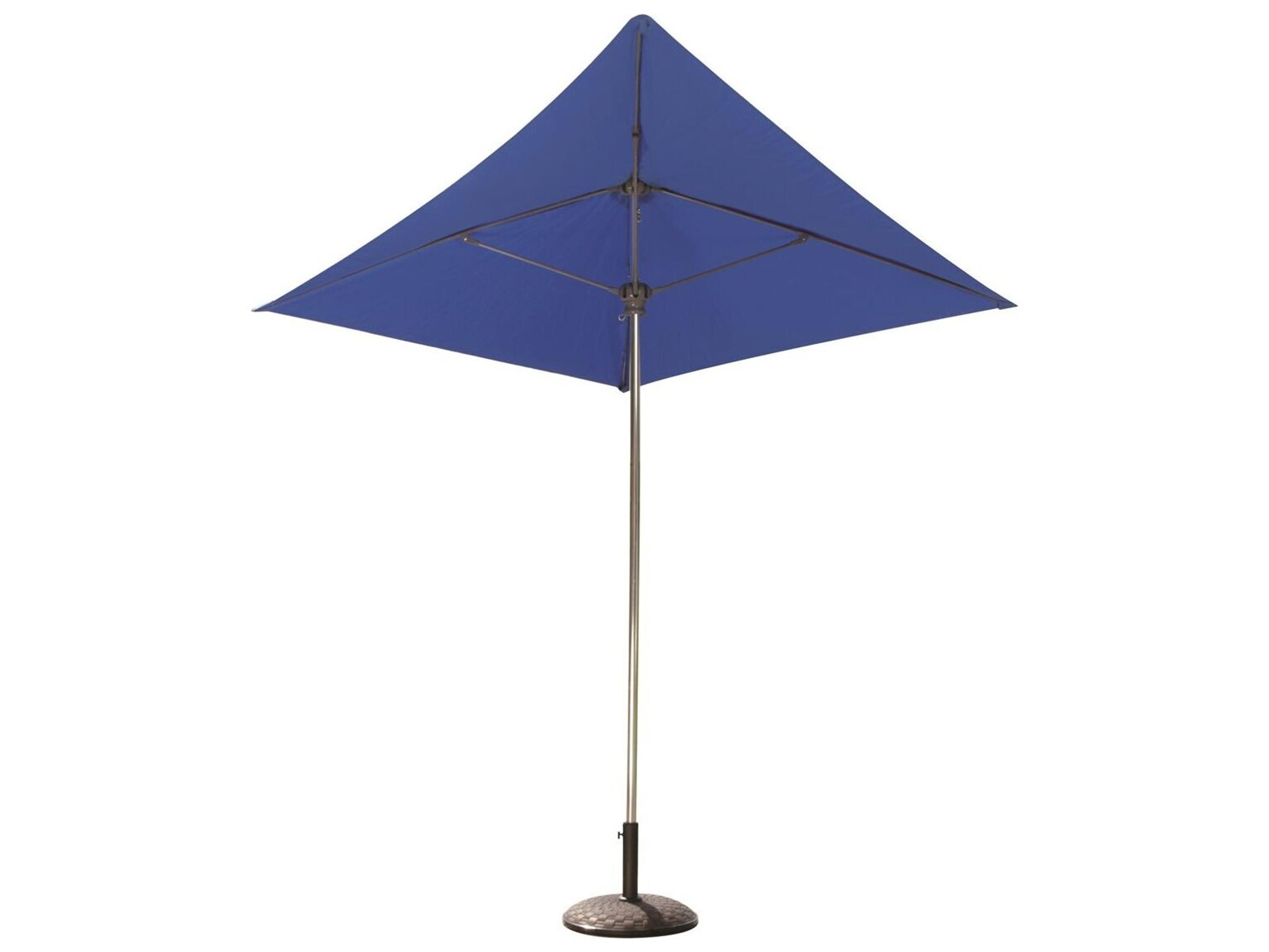 Fiberbuilt Patio Umbrellas Prestige - Nitro Aluminum 7 Foot Square Pulley & Pin Patio Umbrella