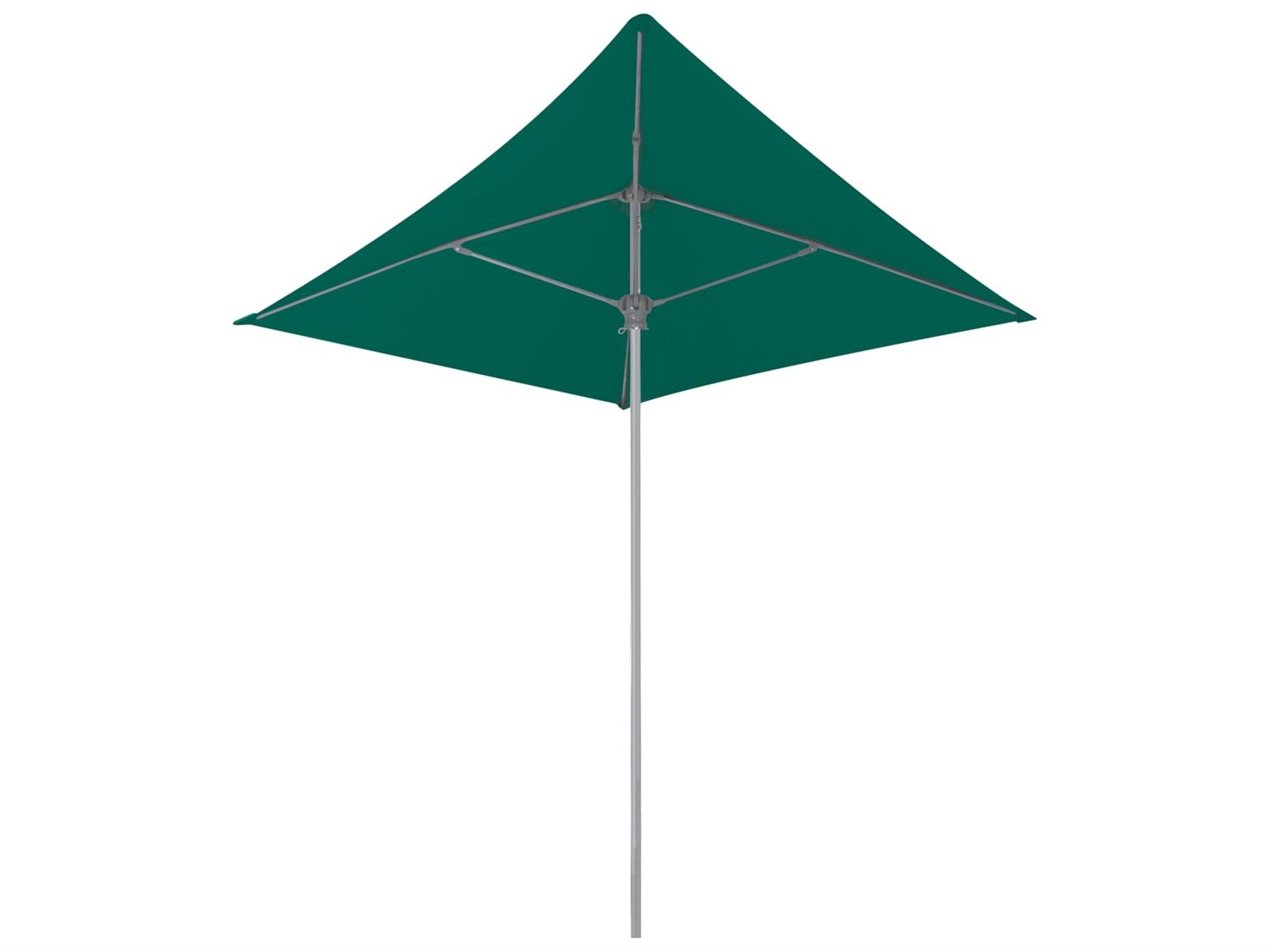 Fiberbuilt Outdoor Umbrellas Prestige - Nitro Aluminum 7 Foot Square Push Up & Pin Outdoor Umbrella