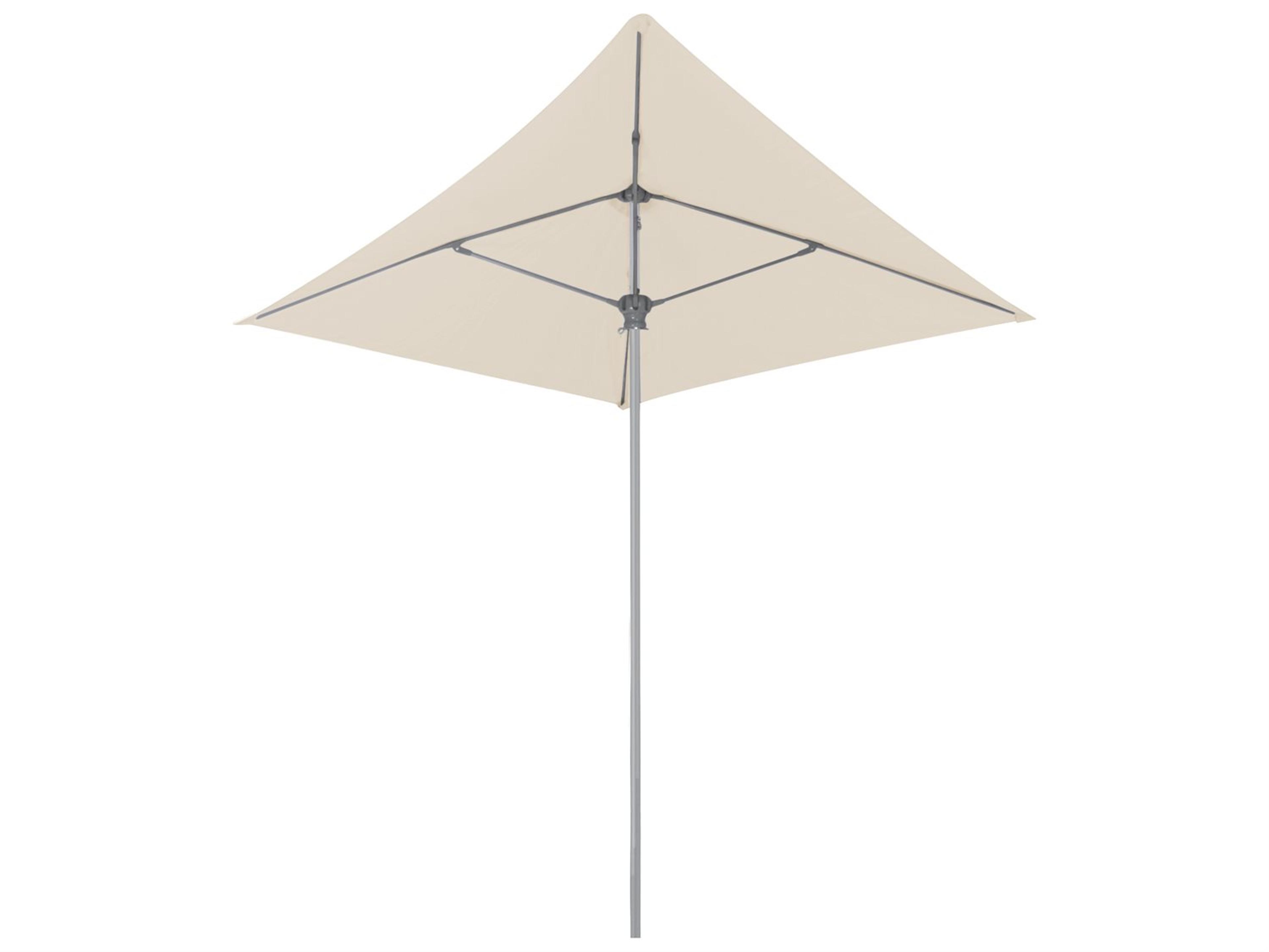 Fiberbuilt Outdoor Umbrellas Prestige - Nitro Aluminum 7 Foot Square Push Up & Pin Outdoor Umbrella