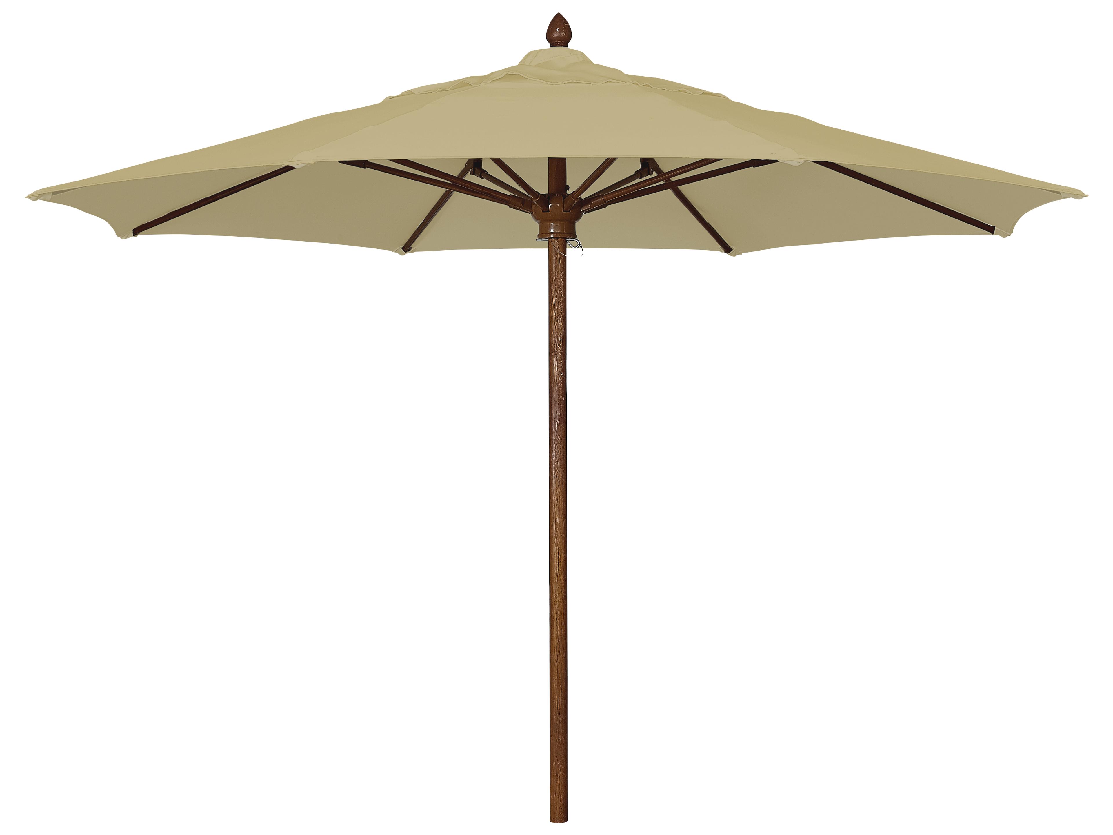 Fiberbuilt Outdoor Umbrellas Prestige - Augusta 9 Foot Octagon Pulley & Pin Outdoor Umbrella