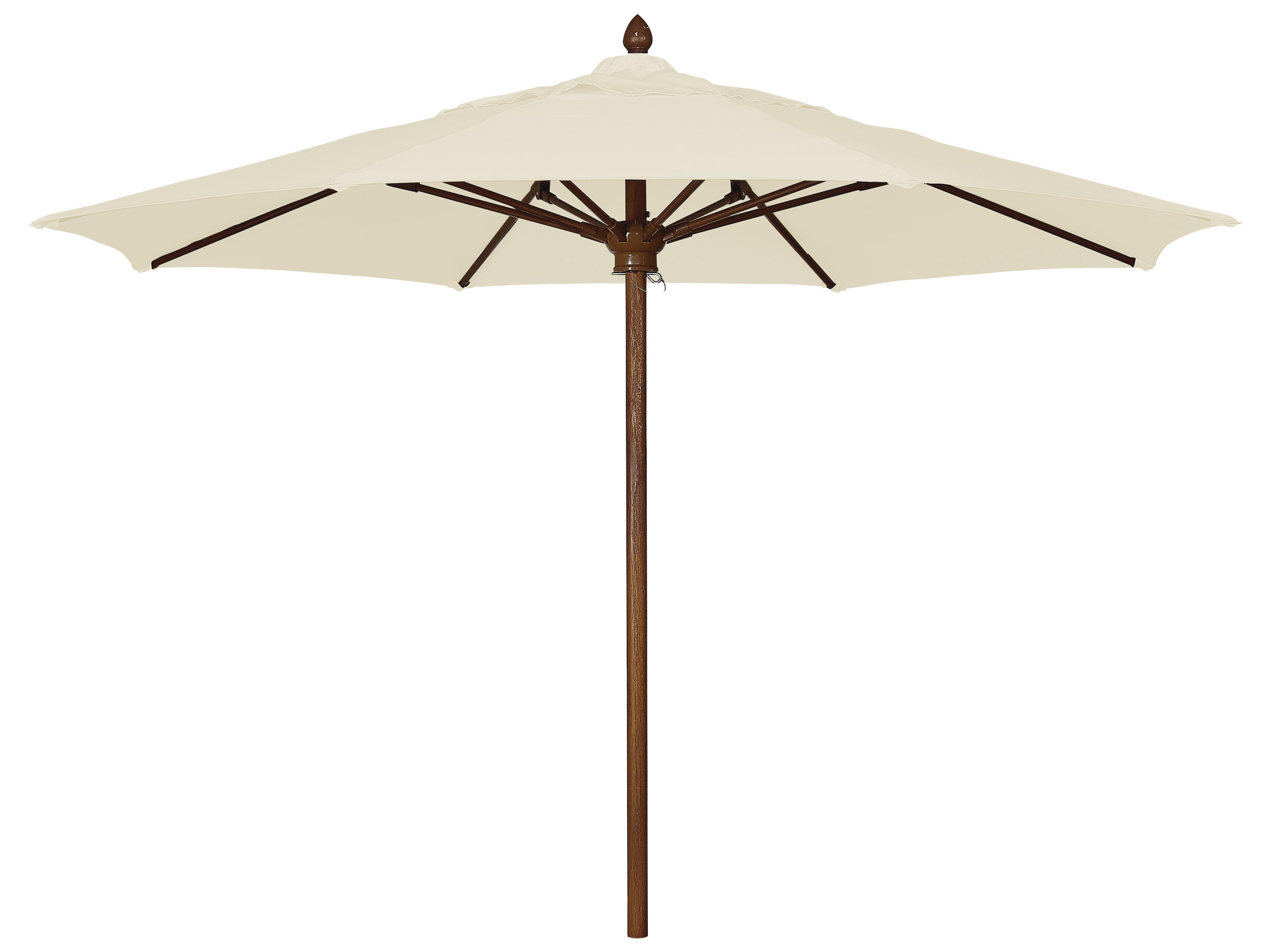 Fiberbuilt Outdoor Umbrellas Prestige - Augusta 9 Foot Octagon Pulley & Pin Outdoor Umbrella