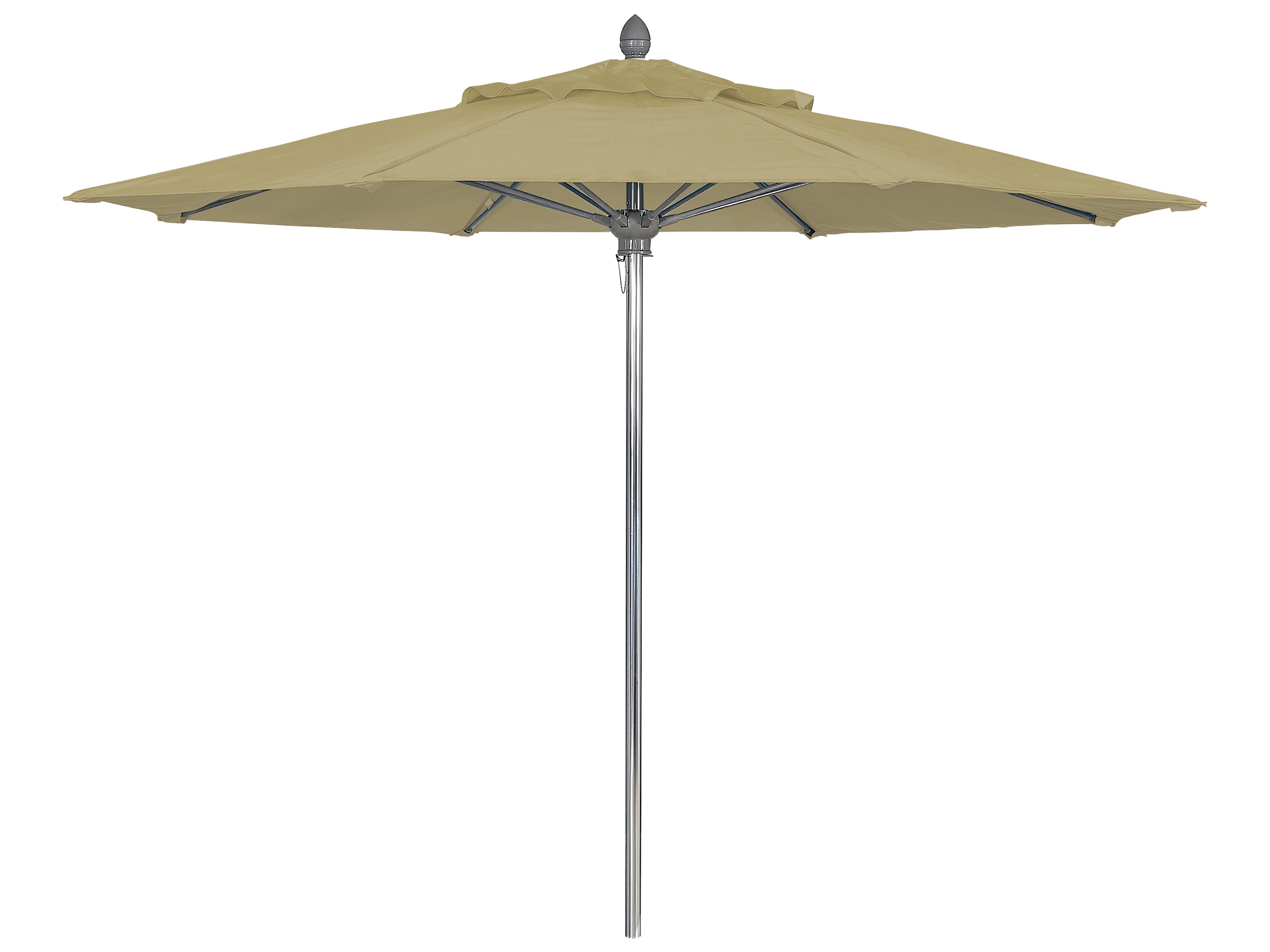 Fiberbuilt Patio Umbrellas Prestige - Lucaya Fiberglass 9 Foot Octagon Pulley & Pin Patio Umbrella
