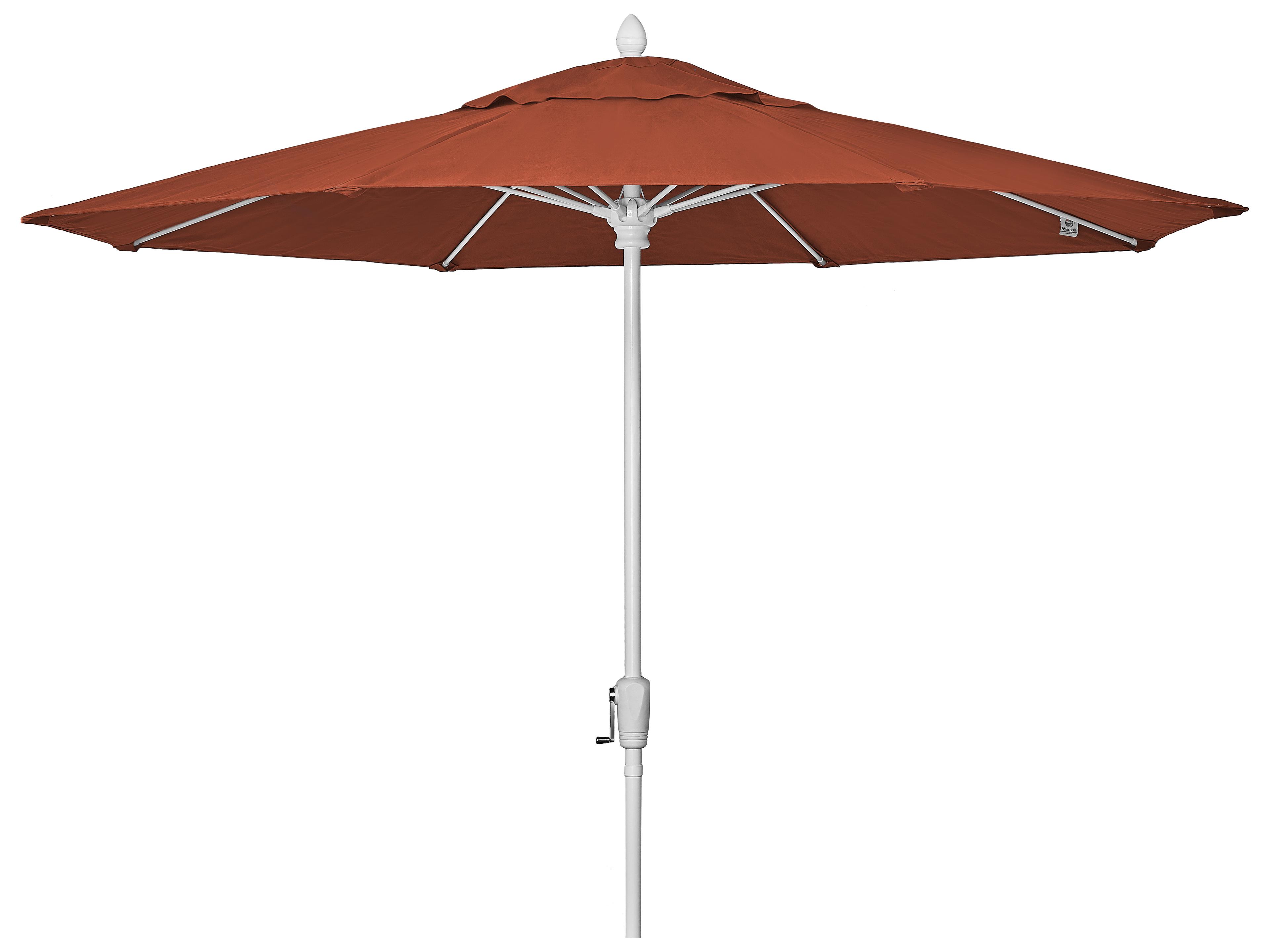 Fiberbuilt Market Crank 9 Foot Octagon Aluminum Outdoor Umbrella