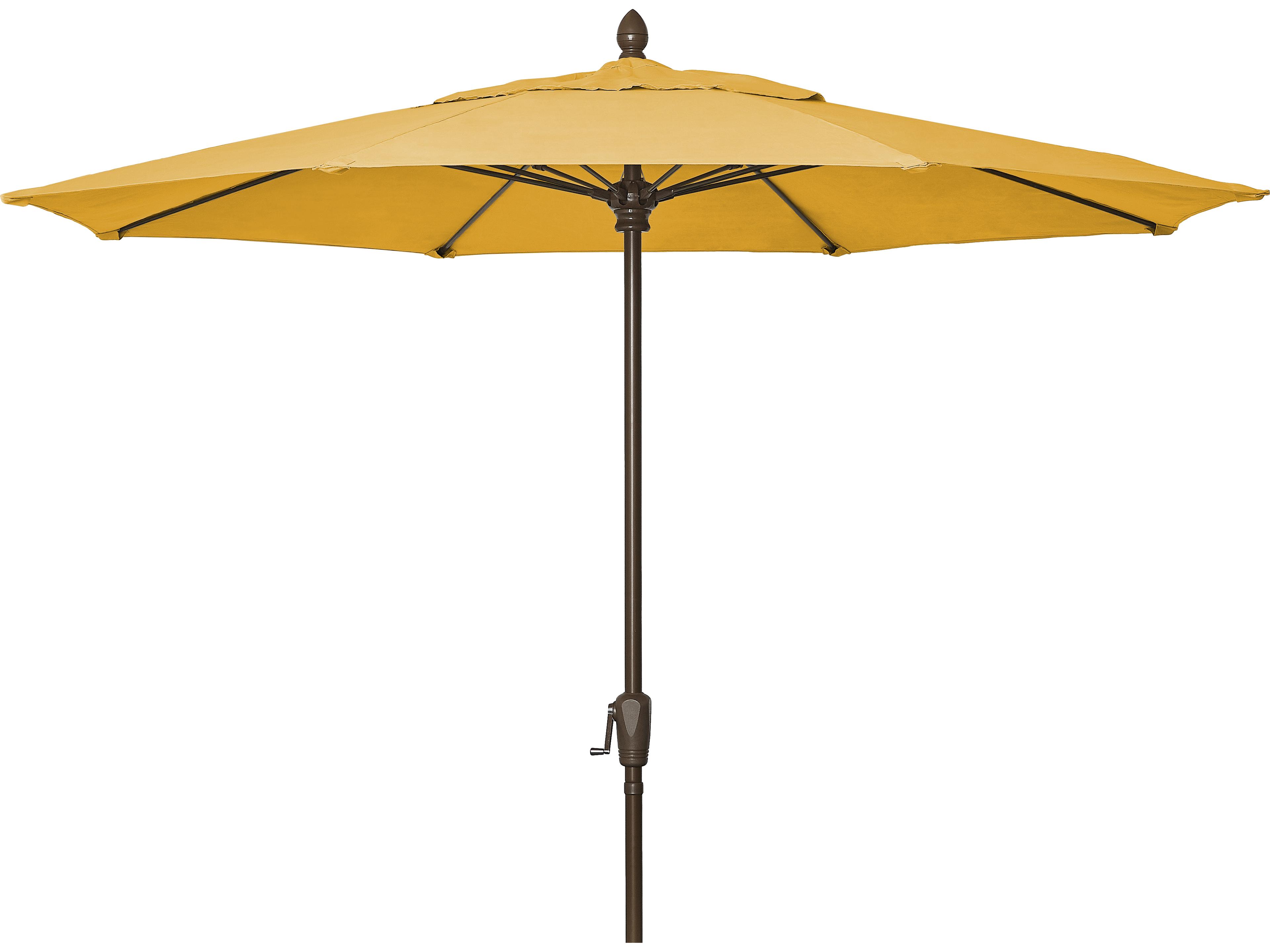 Fiberbuilt Outdoor Patio Umbrellas Quick Ship Market Crank 9 Foot Octagon Aluminum Outdoor Patio Umbrella