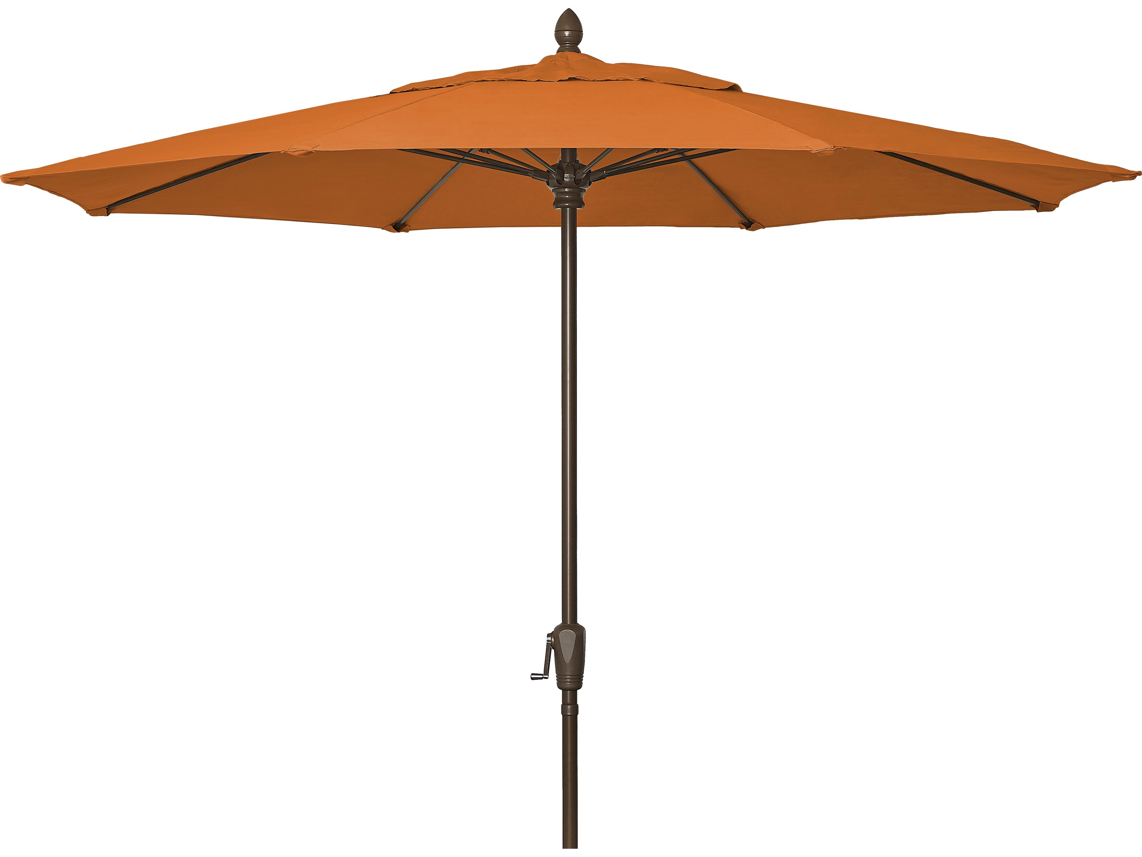 Fiberbuilt Patio Umbrellas Market Aluminum 9 Foot Octagon Crank with Tilt Patio Umbrella