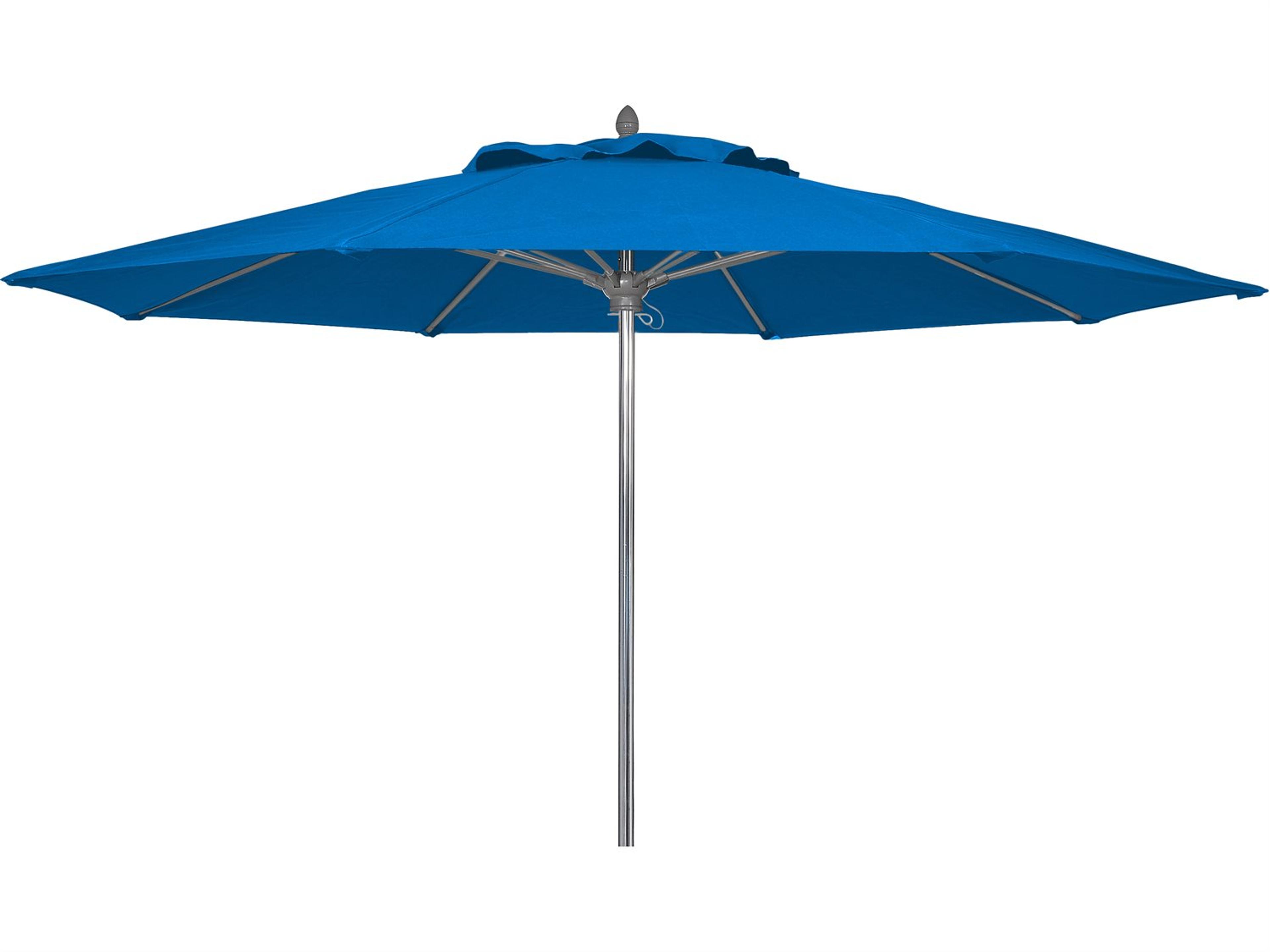 Fiberbuilt Outdoor Umbrellas Prestige Oceana 7.5 Foot Octagon Push Up Lift Outdoor Umbrella