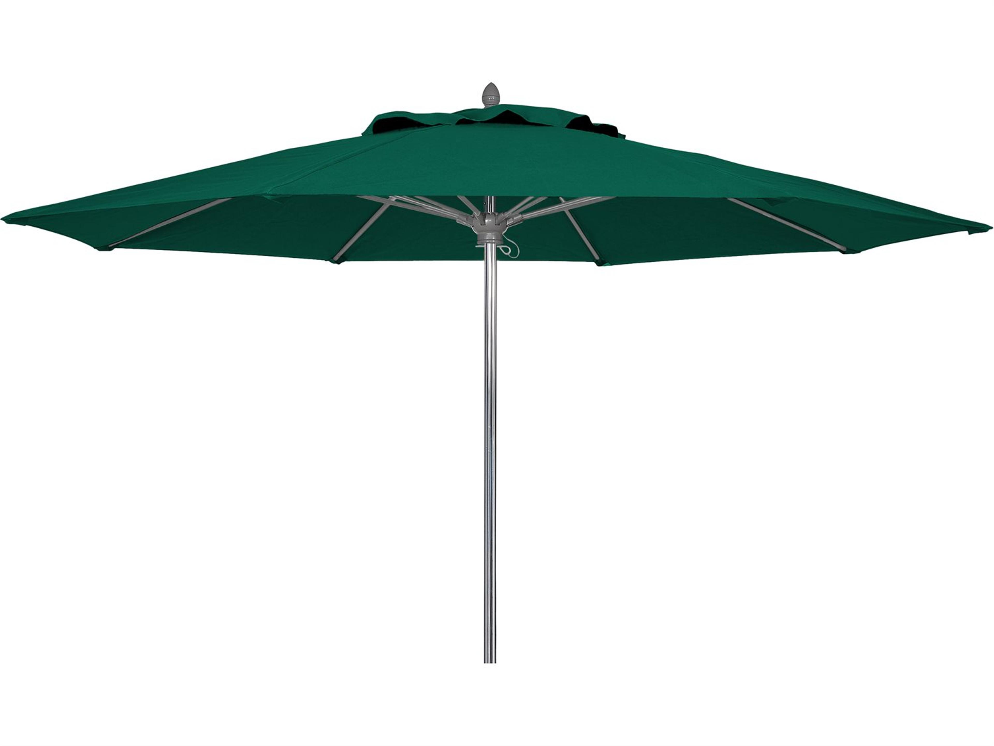 Fiberbuilt Outdoor Umbrellas Prestige Oceana 7.5 Foot Octagon Push Up Lift Outdoor Umbrella