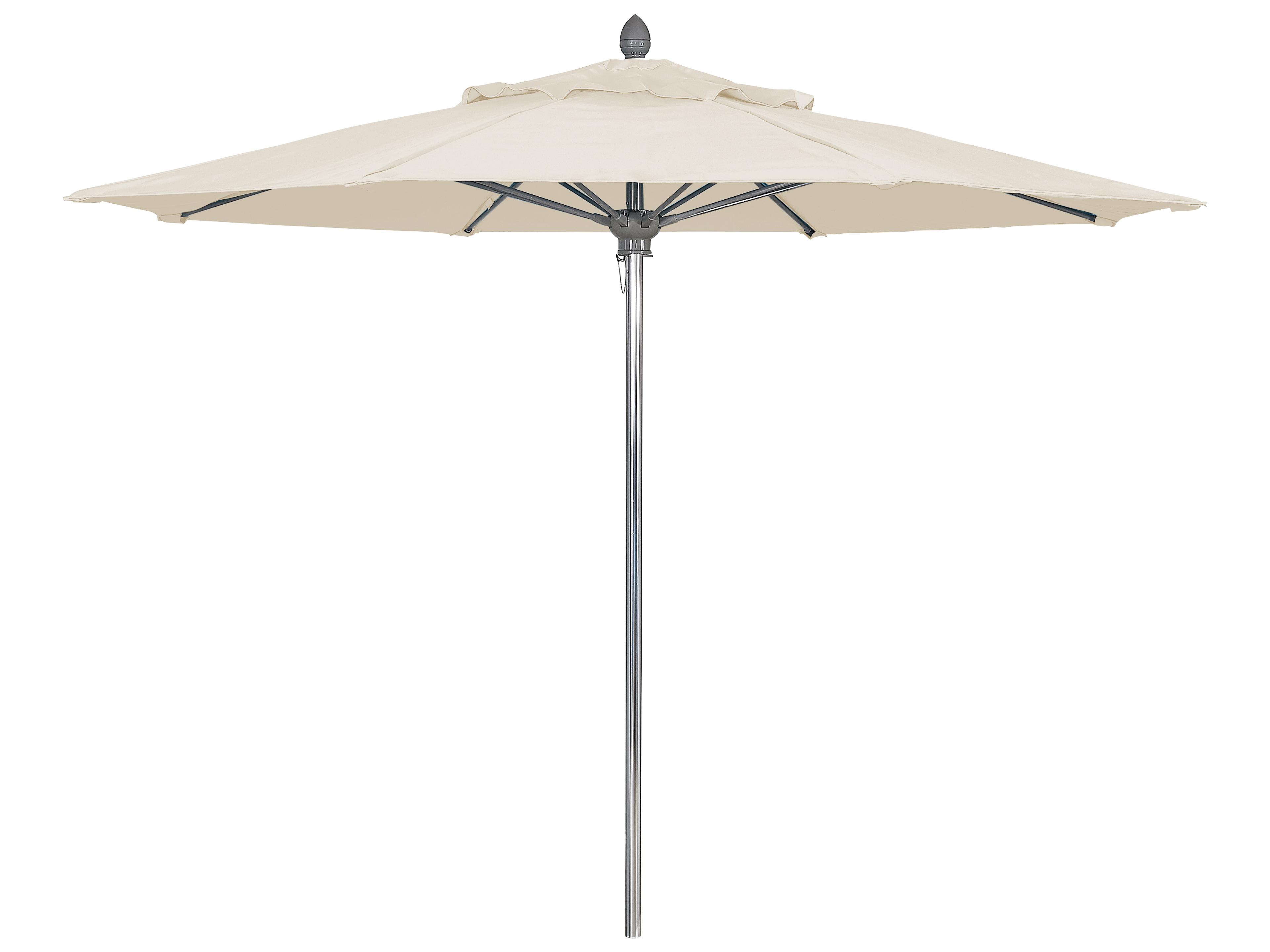 Fiberbuilt Patio Umbrellas Riva Aluminum 8 Foot Octagon Pulley & Pin Patio Umbrella