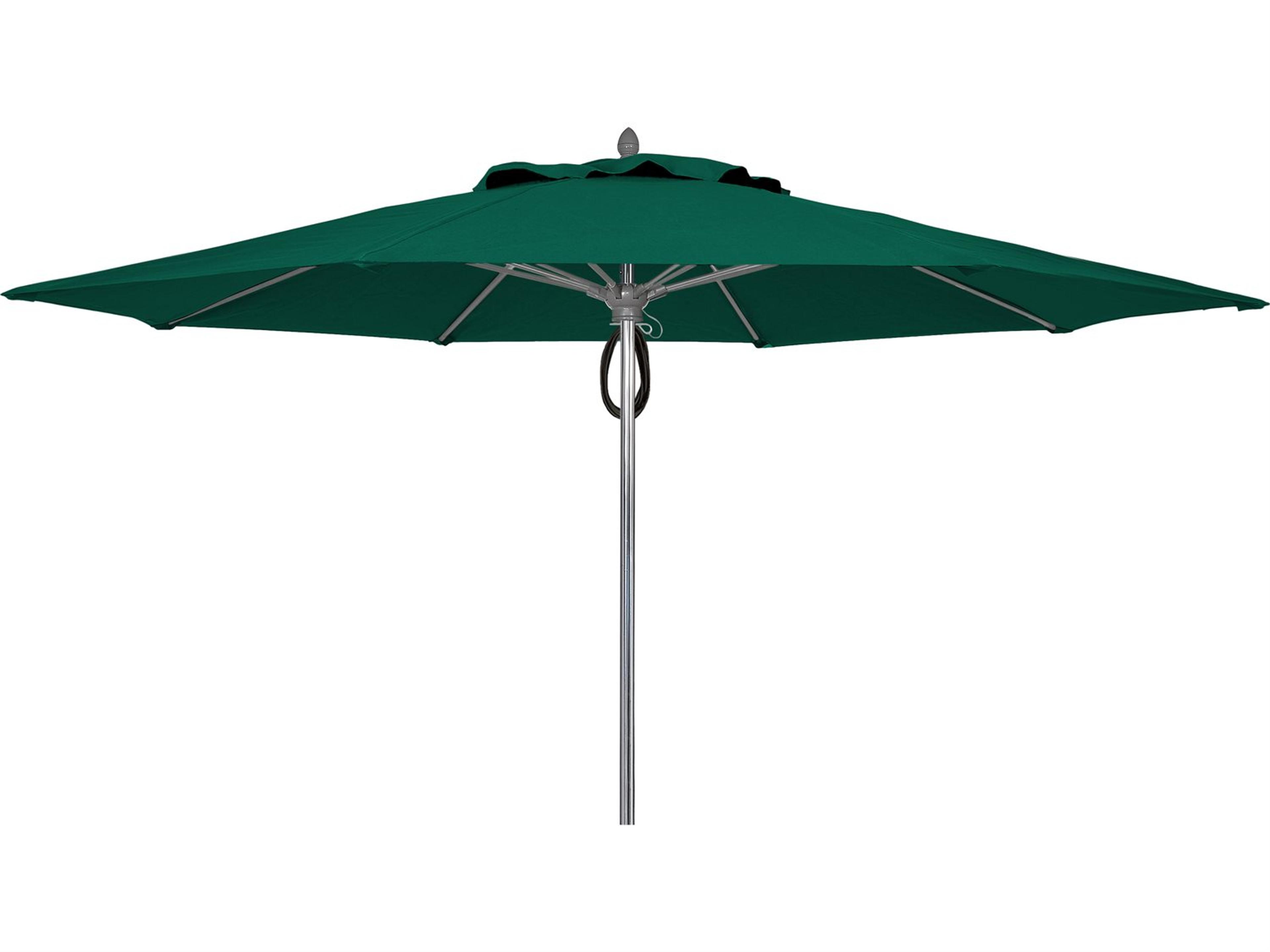 Fiberbuilt Outdoor Umbrellas Prestige Riva 9 Foot Push Up Lift Outdoor Umbrella