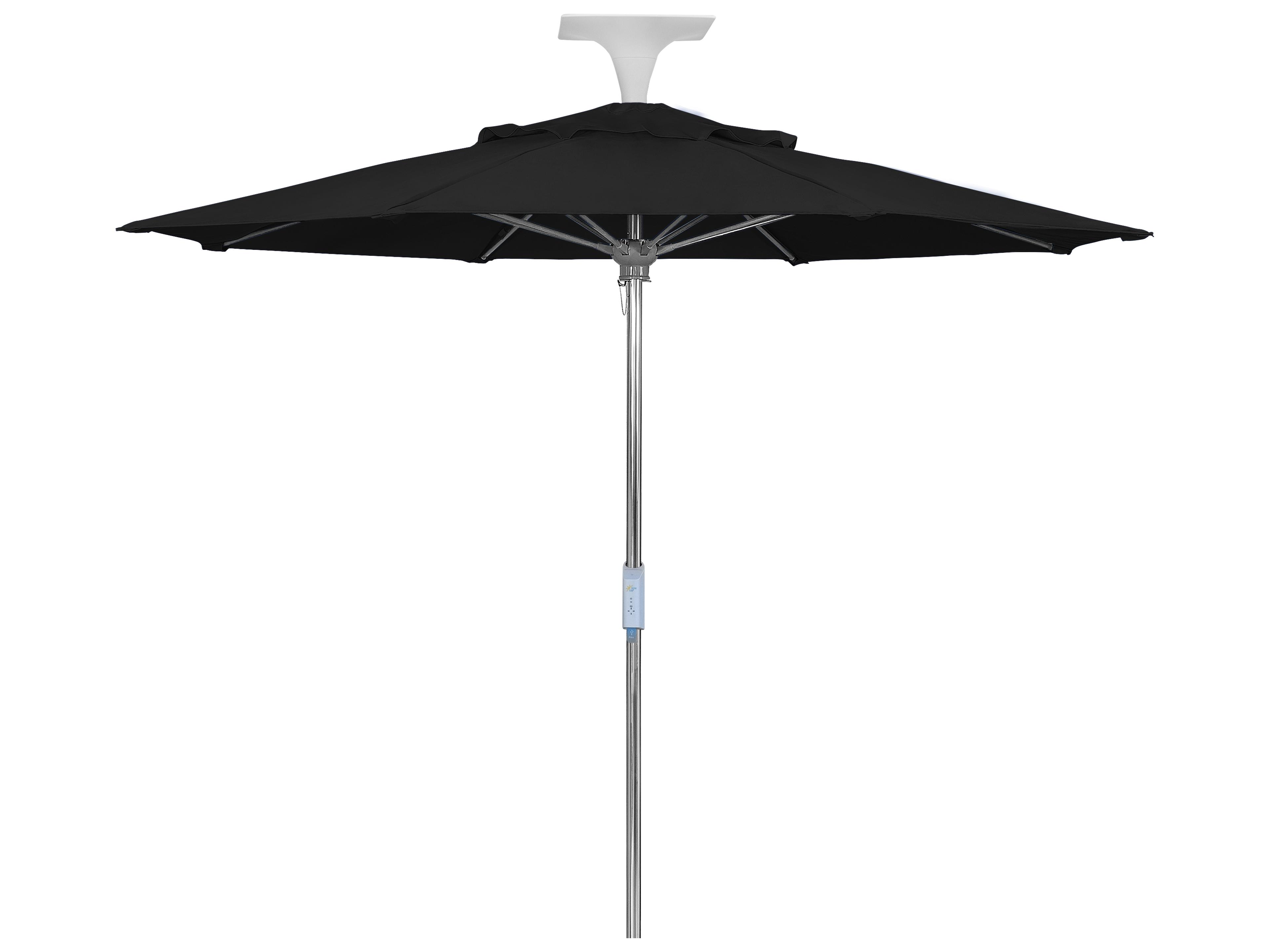 Fiberbuilt Patio Umbrellas Wattsun Aluminum 9 Foot Octagon Push Up & Pin Patio Umbrella