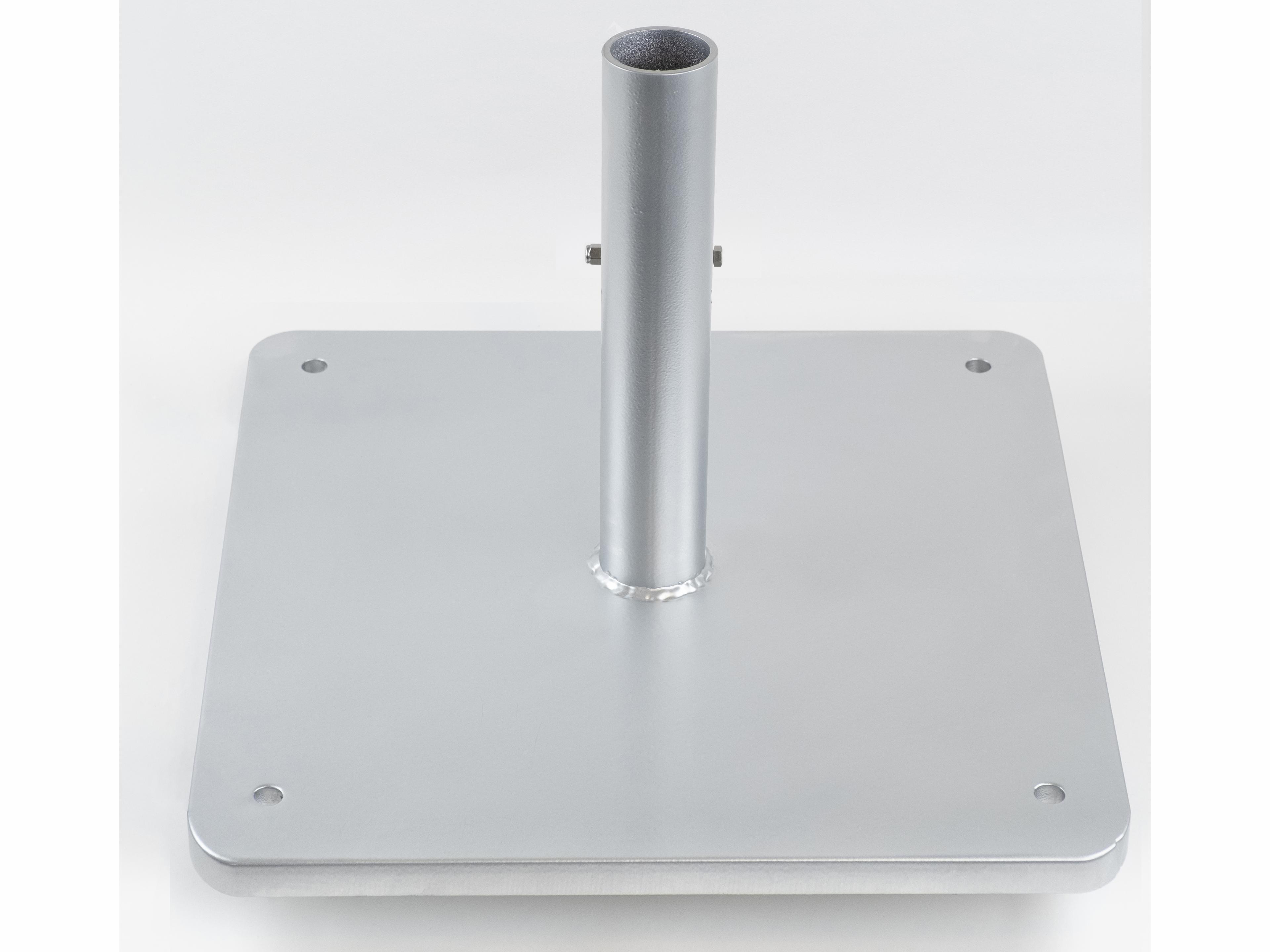 Steel Silver 24 Foot Square Umbrella Base