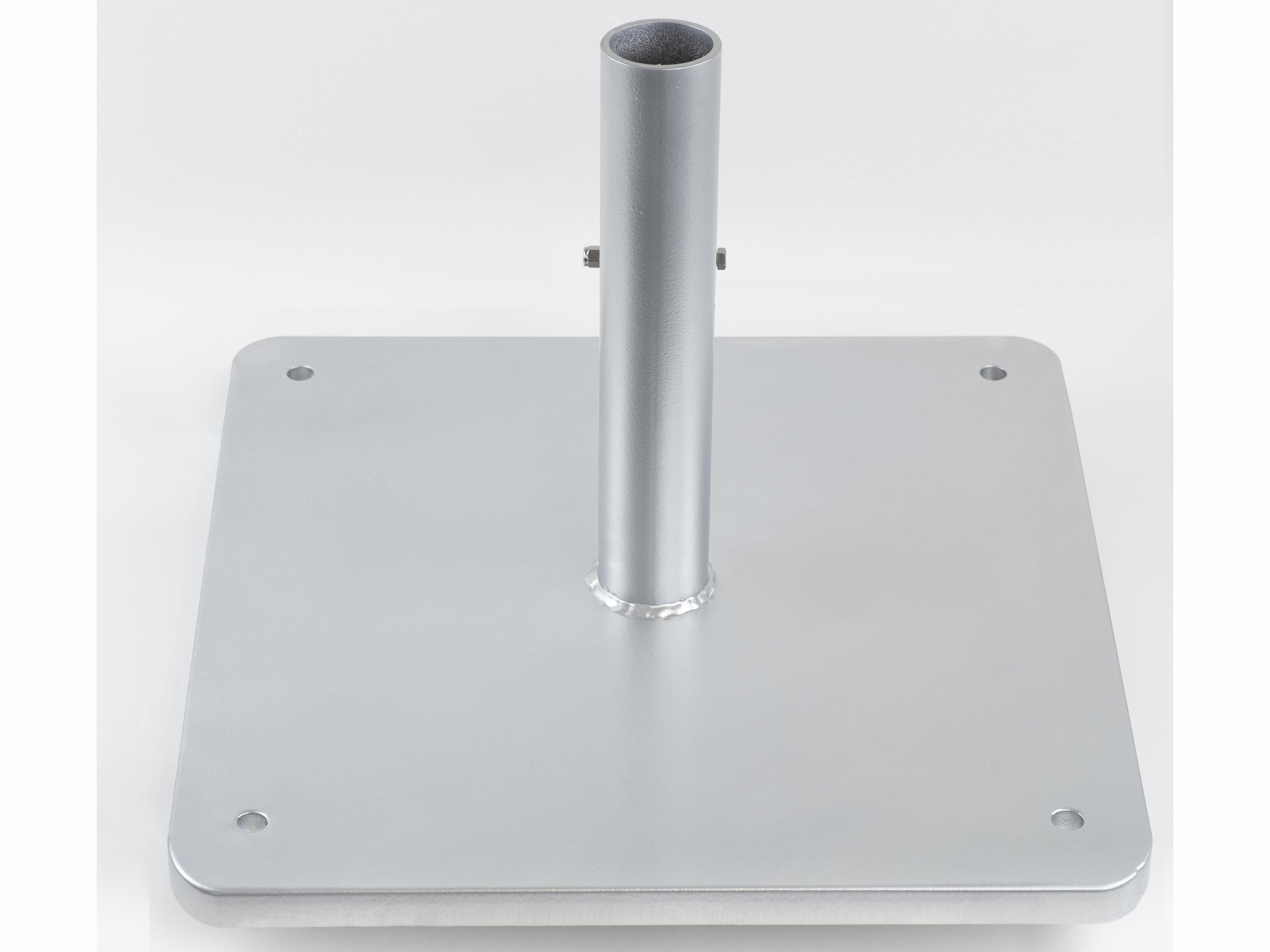 Steel Silver 30 Foot Square Umbrella Base
