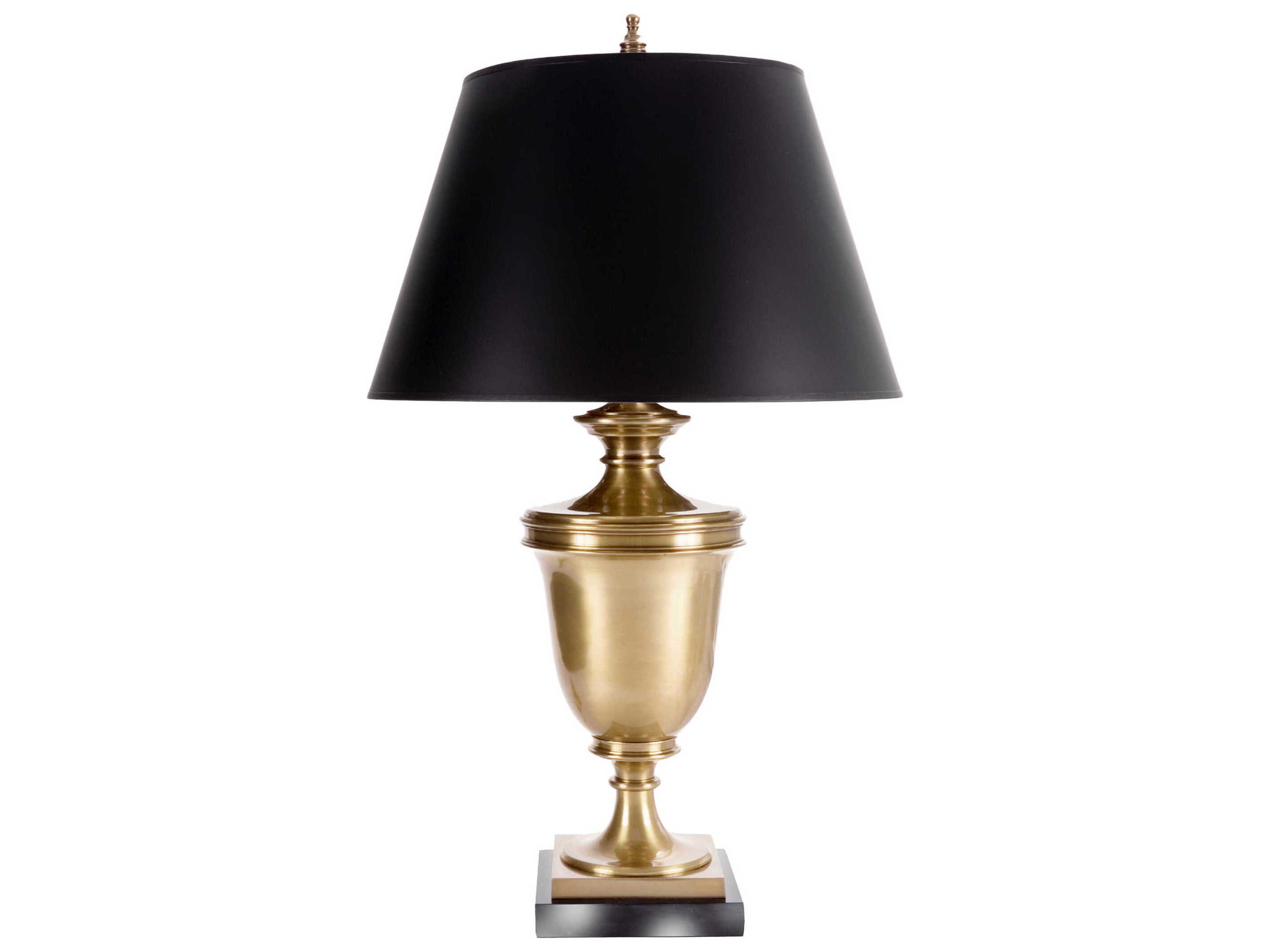 Frederick Cooper Nicodemus Gold Black Paper Brass Buffet Lamp