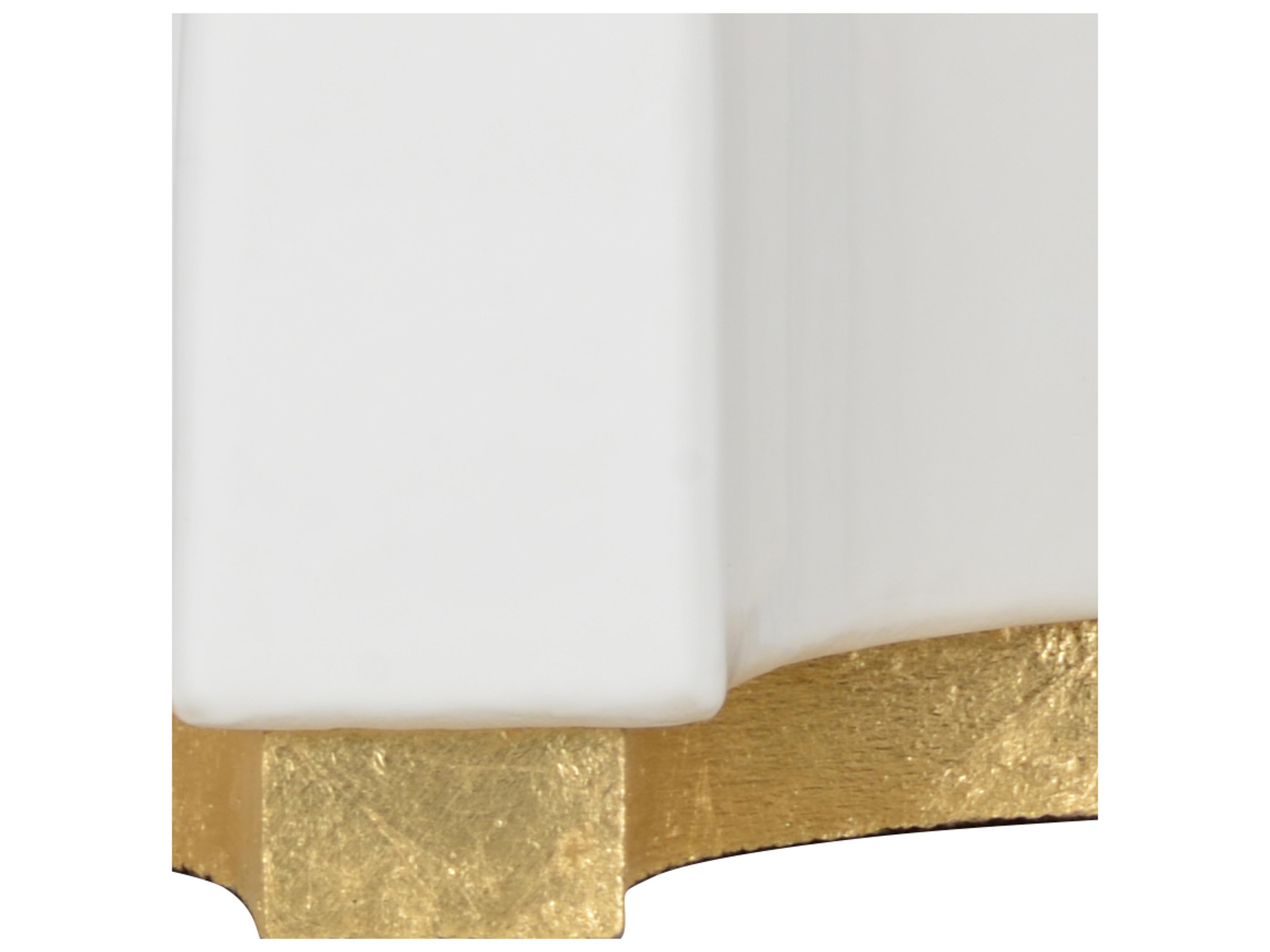 Frederick Cooper Triptic Snow White Glaze Cream Silkette Buffet Lamp