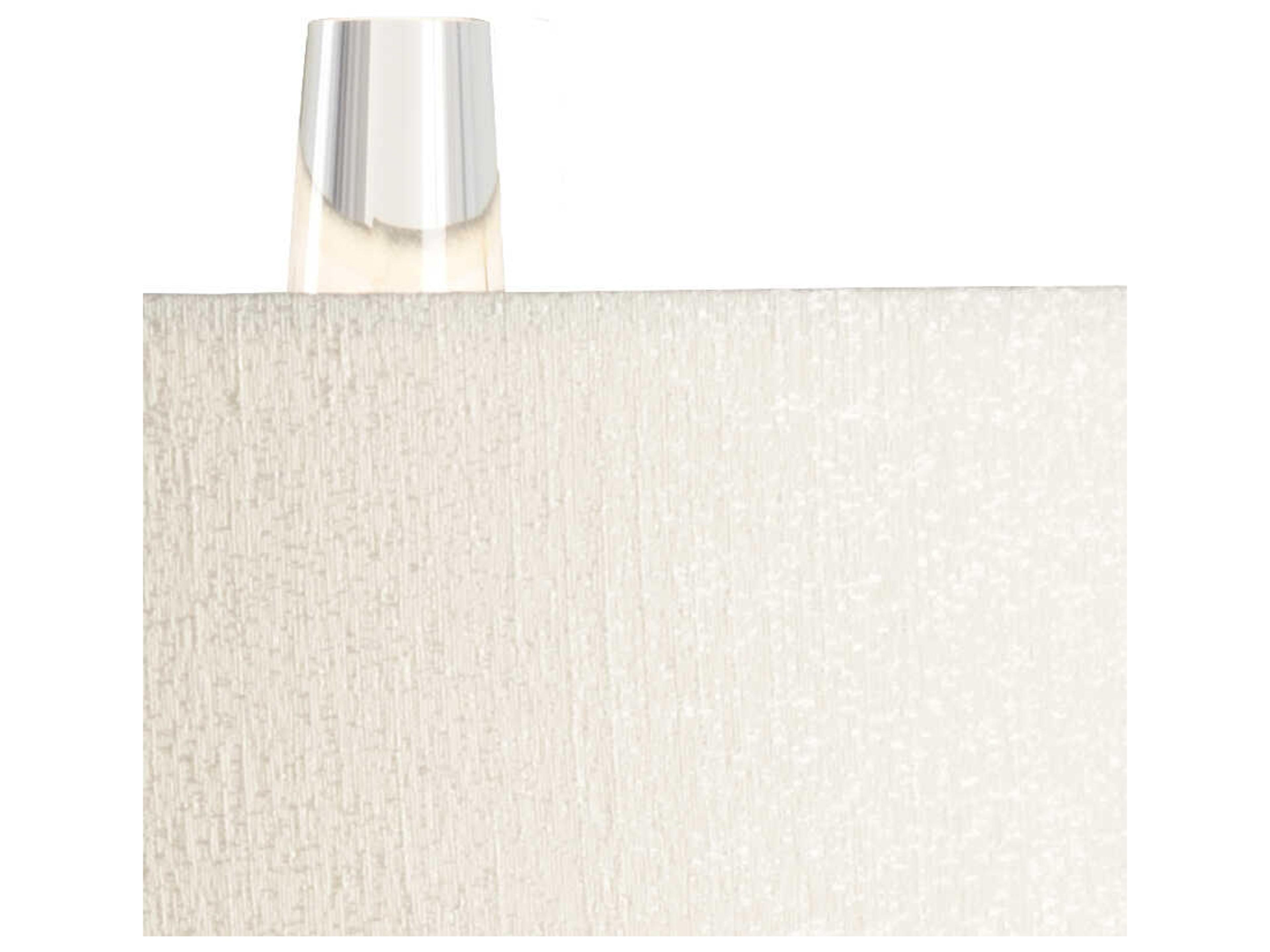 Frederick Cooper Hayden Crystal Clear White Silkette Buffet Lamp