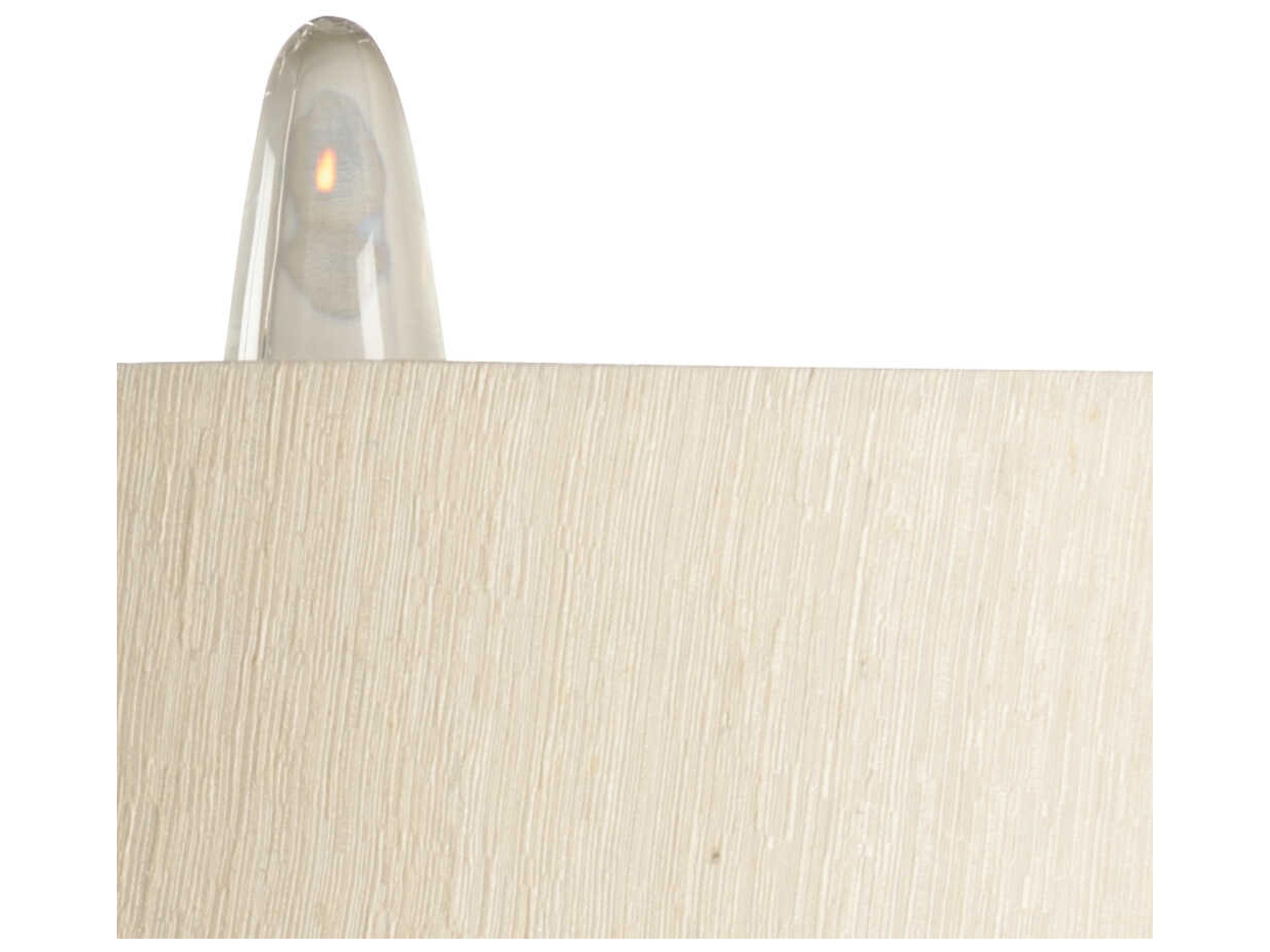 Frederick Cooper Norah Glass Green Clear Cream Raw Silk Buffet Lamp