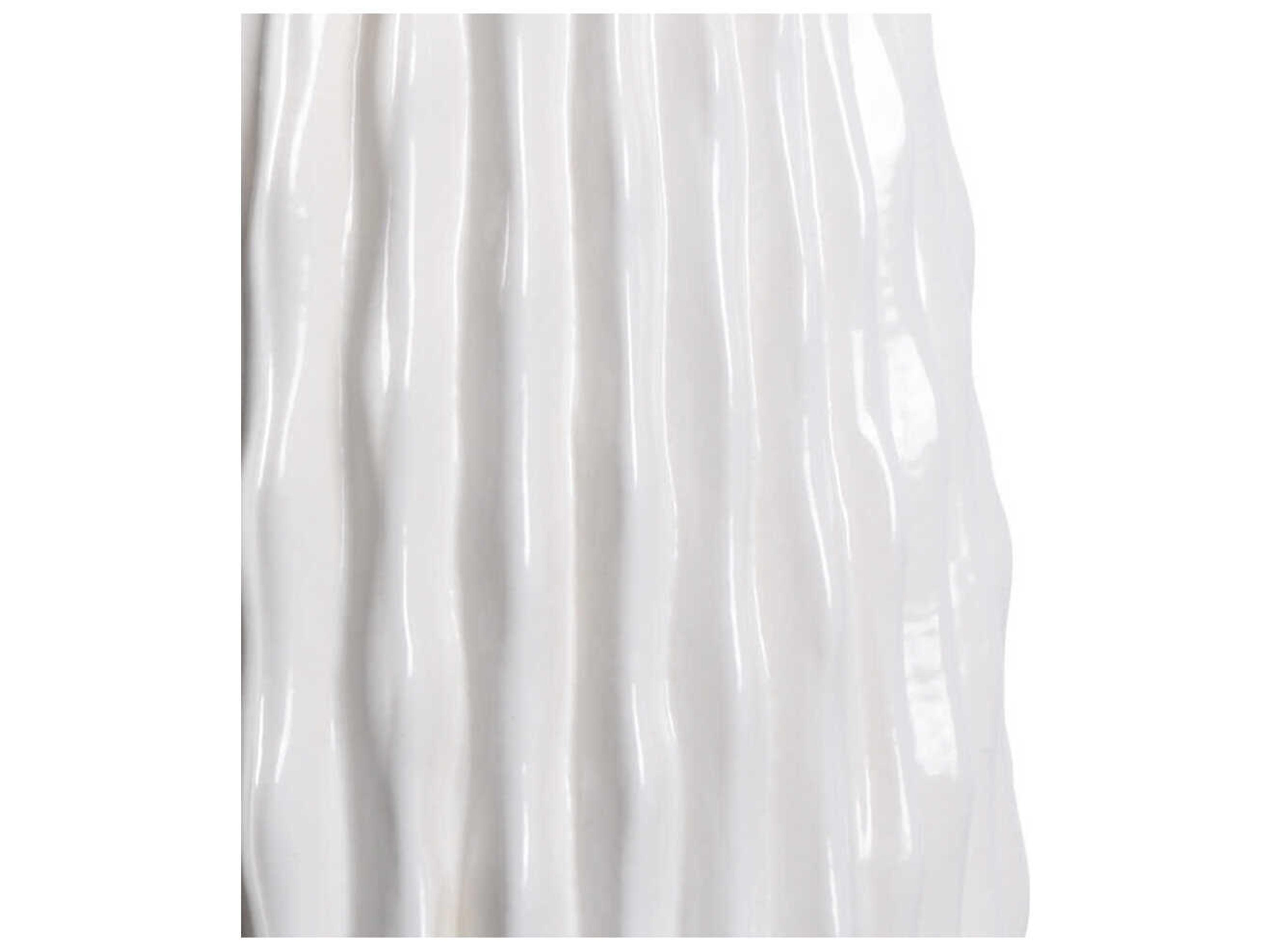 Frederick Cooper Saguaro White Glaze Off Linen Buffet Lamp