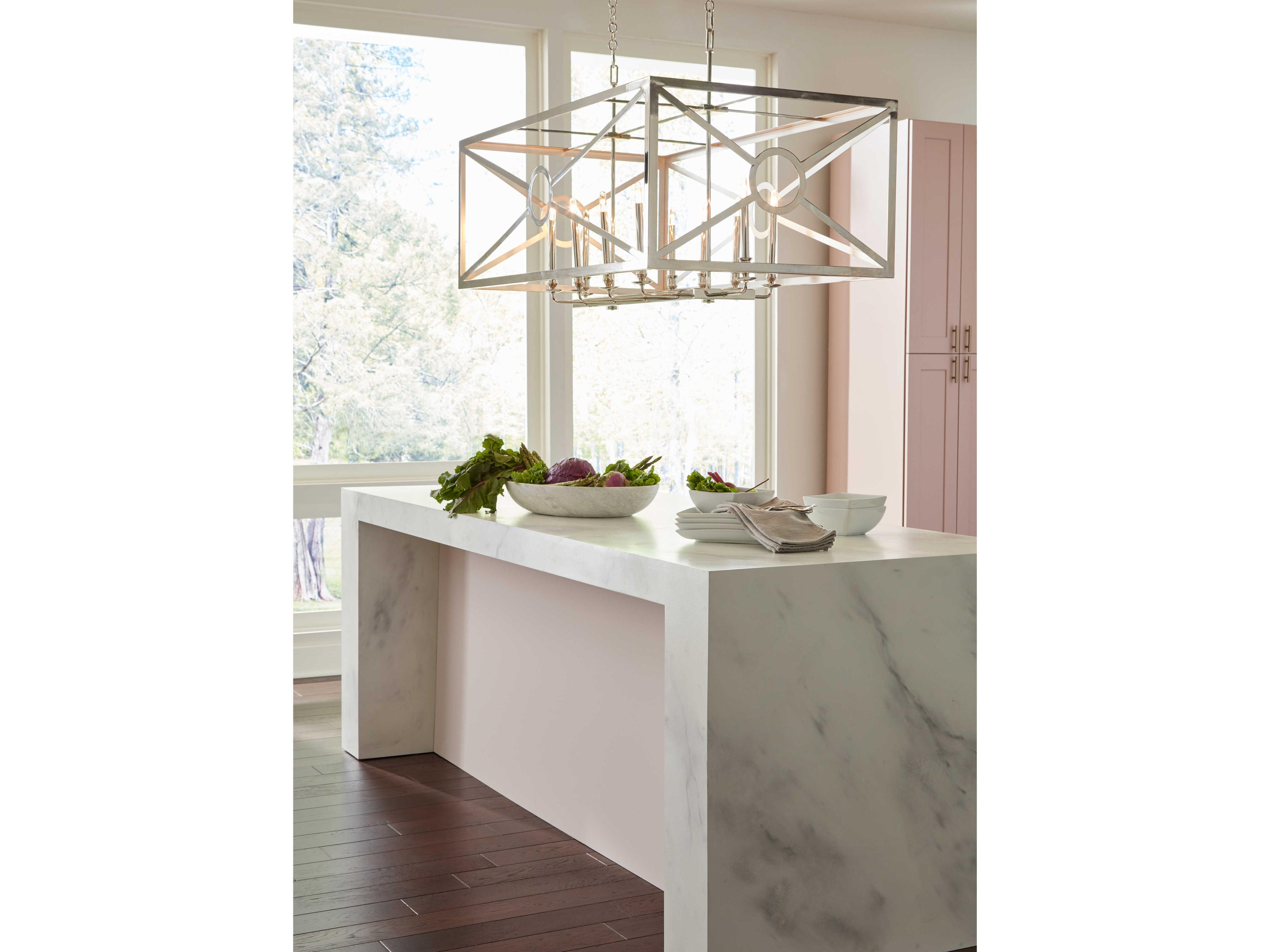 Frederick Cooper 10-Light Polished Nickel Island Pendant